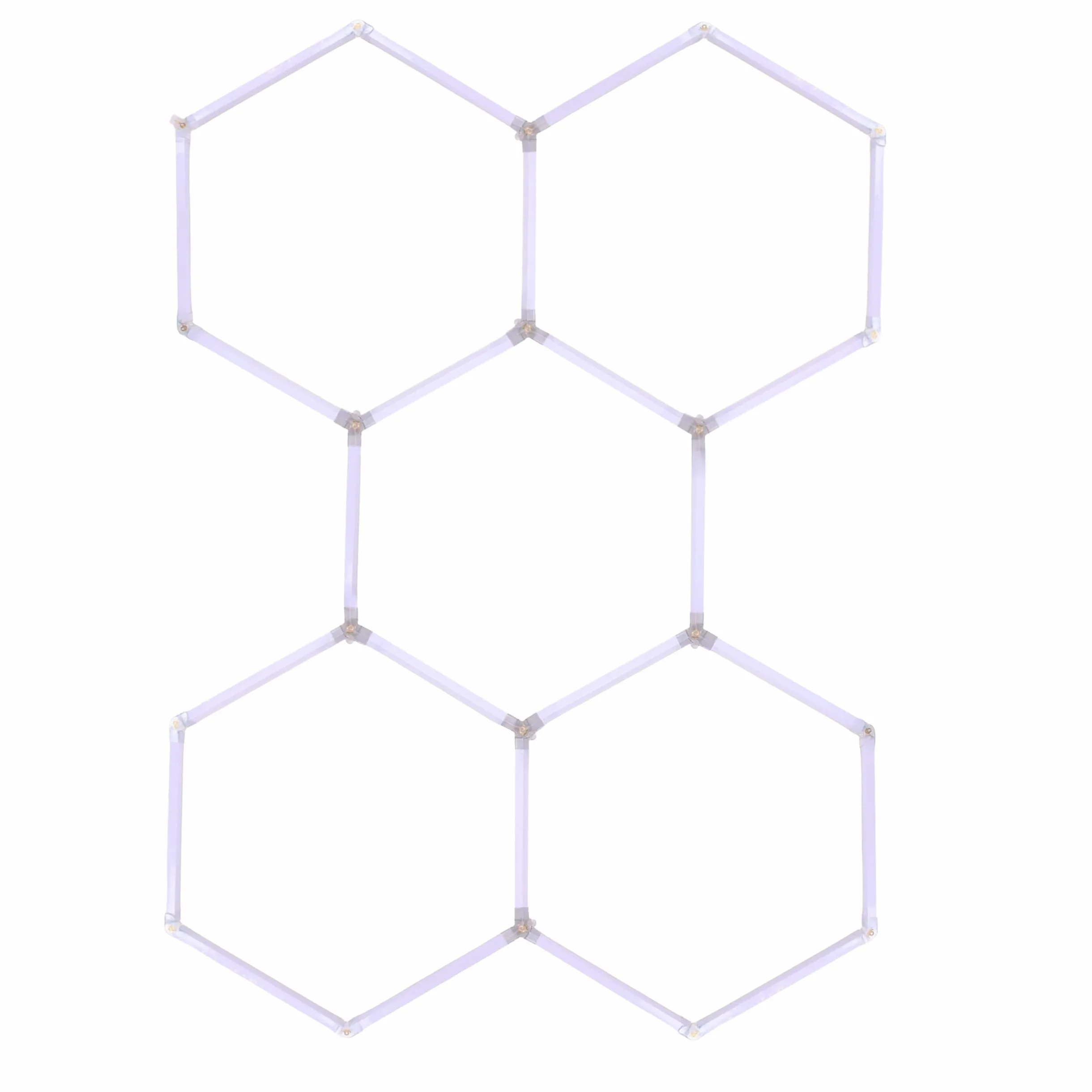 EinParts EPHCL07 lampa LED Hexagon 243x166 cm 5 modułów 21120 lm 6500K zimna biel do garażu warsztatu detailingu