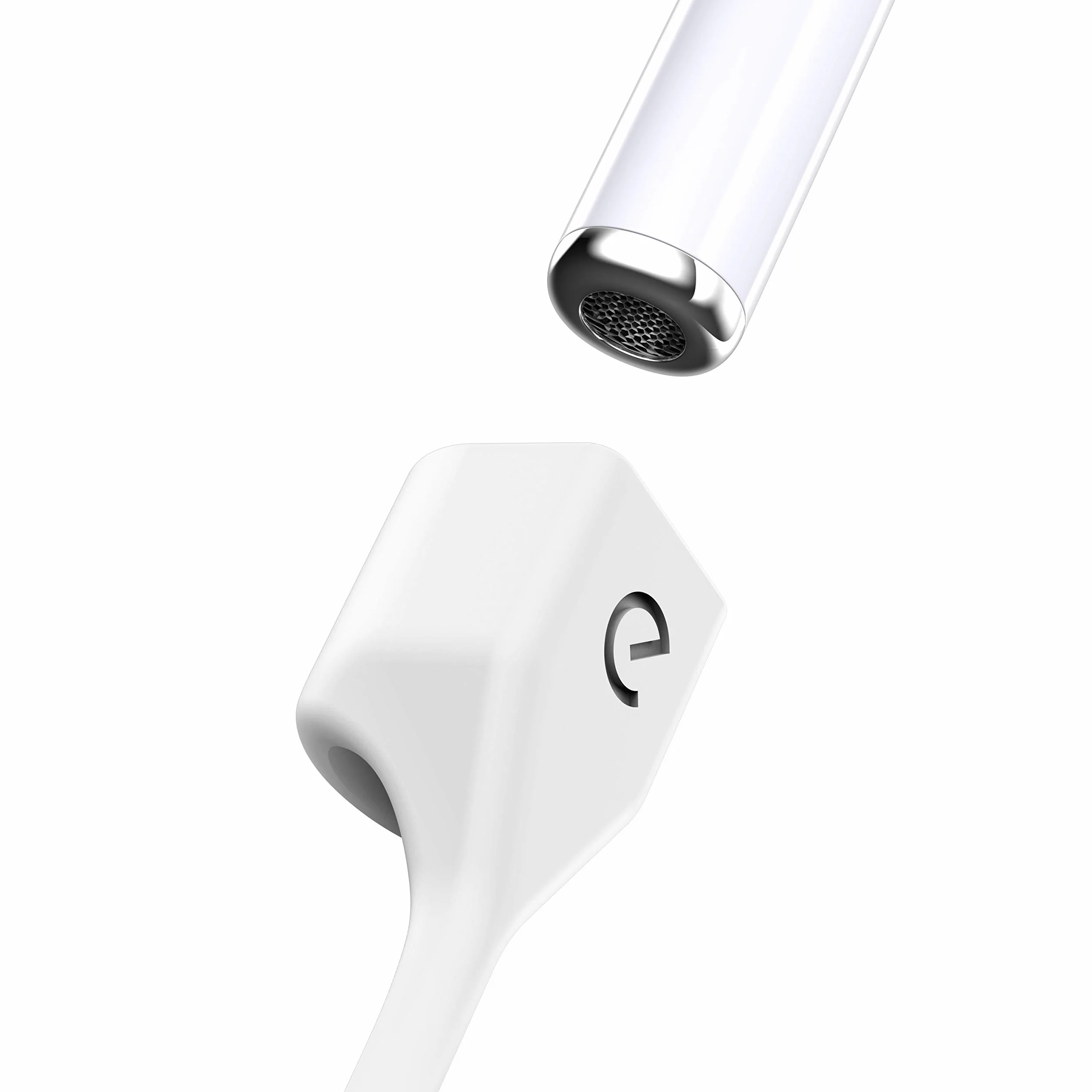 Keybudz AirStrapz uchwyt na pasek do Apple AirPods Pro i AirPods, biały