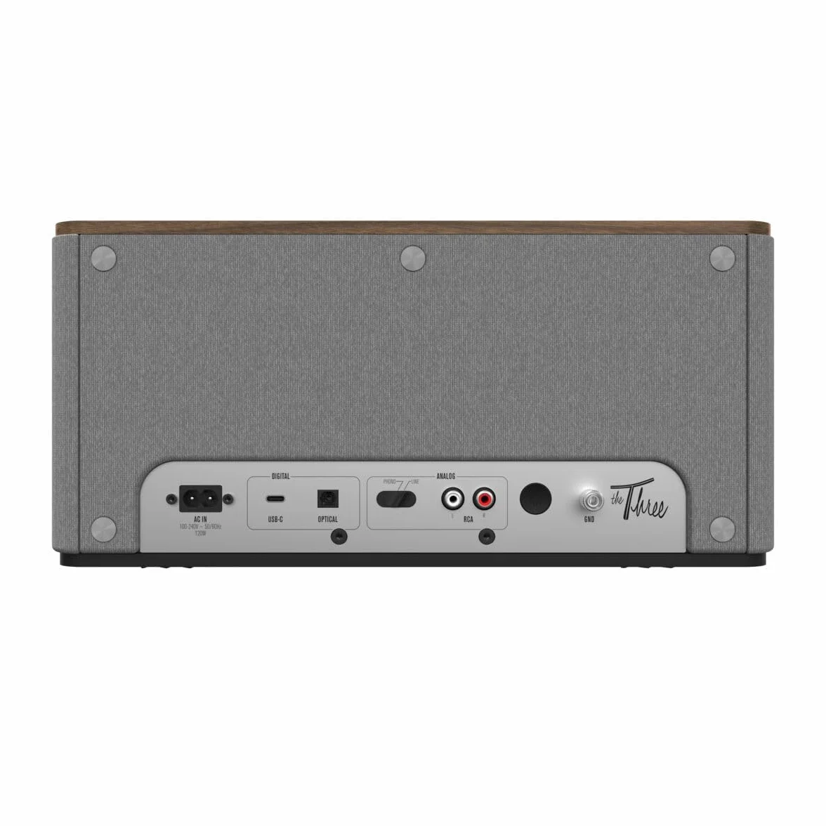 Klipsch The Three Plus głośnik bluetooth orzechowy