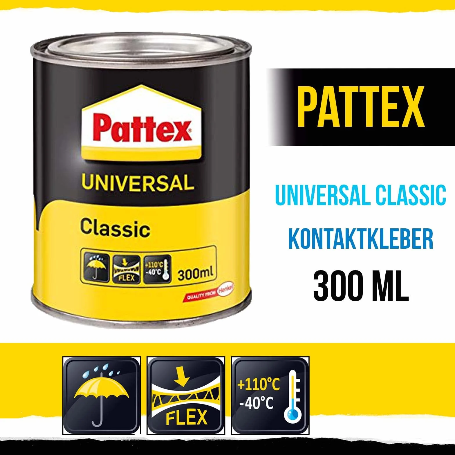 Pattex Uniwersalny klasyczny klej do kontaktów 300 ml