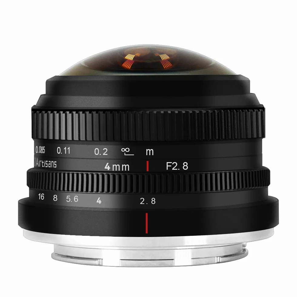 7artisans 4 mm F2.8 okrągły obiektyw typu rybie oko 225° do Sony E-mount APS-C