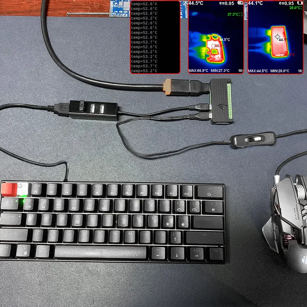 GeeekPi Zestaw obudowy dla Raspberry Pi Zero 2 W, z obudową Pi Zero,Część sieciowa, korpus chłodniczy,HUB USB,Nagłówek GPIO,Kabel OTG, Kabel do ON/Off przełącznika dla Pi Zero 2 W/Pi Zero W/Pi Zero