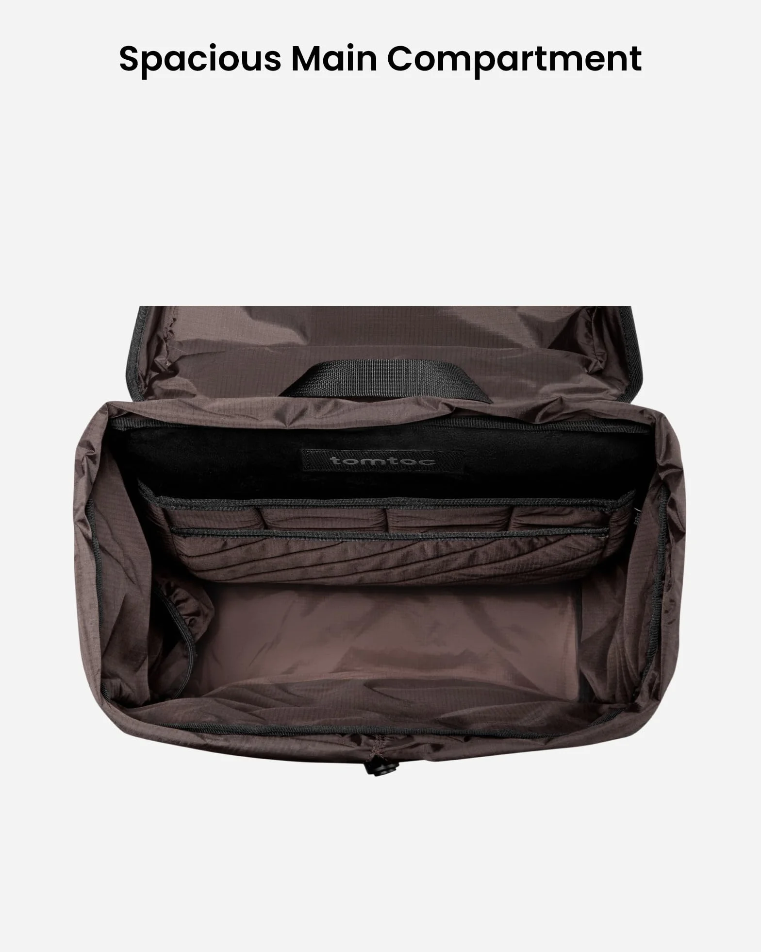 tomtoc Plecak na laptopa dla kobiet, mężczyzn, plecak na co dzień w stylu vintage z 22 litrami na co dzień, czas wolny, szkoła wyższa, klasyczne pasują do laptopów 13-15,6 cala, Czysta Czarny