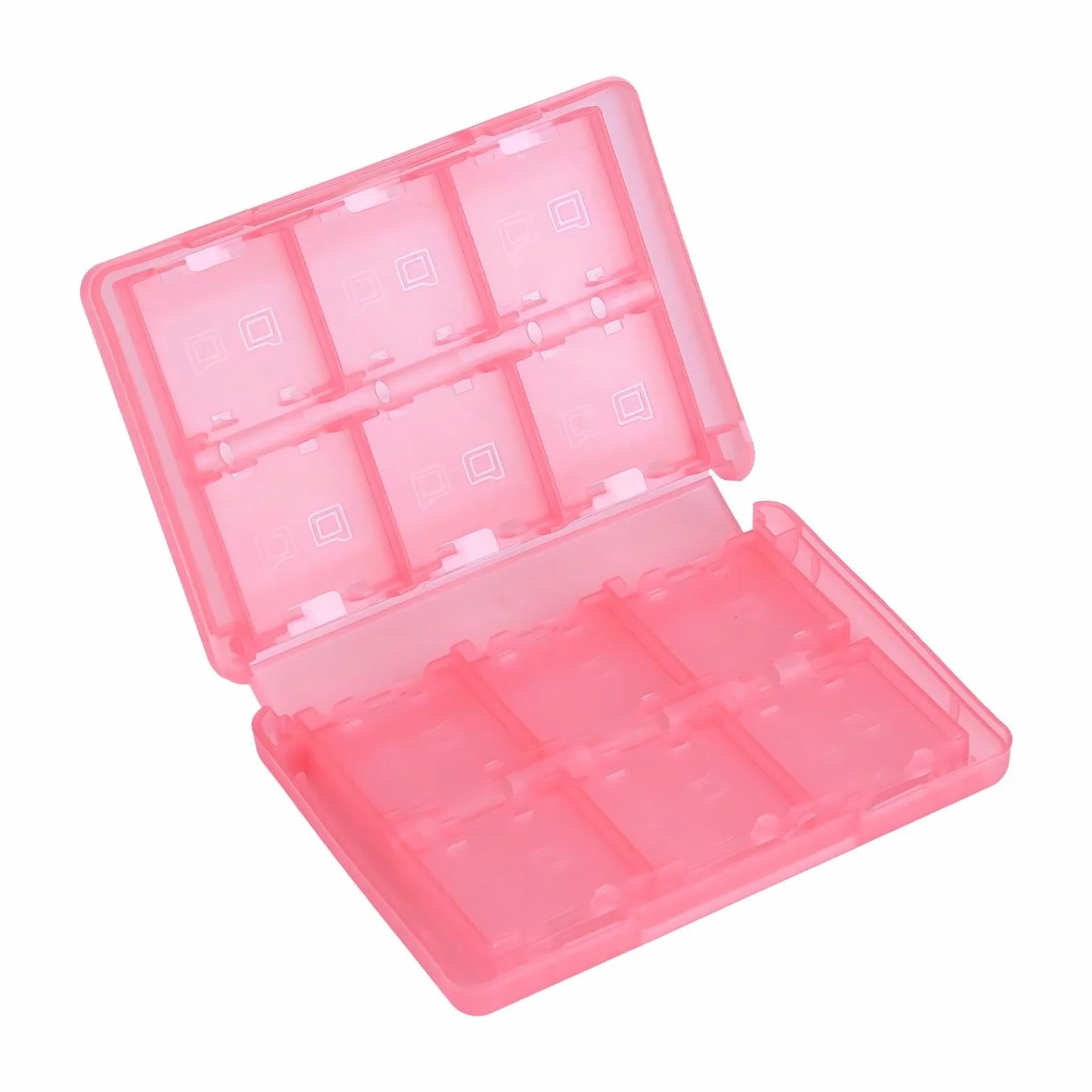 VIFER etui na karty pamięci do gier Nintendo 3DS DSL DSI LL plastikowe pudełko różowy