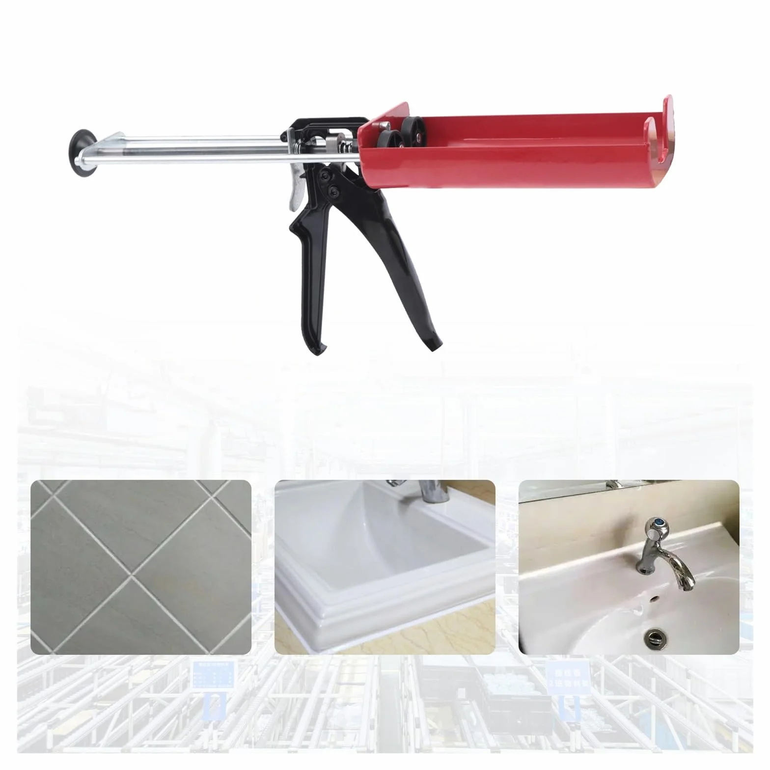 Pistolet do uszczelniania Ręczny pistolet do uszczelniania Pistolet do uszczelniania bez kapania Pistolet do uszczelniania 400 ml Aplikator dwuskładnikowy Pistolet do uszczelniania dwuskładnikowego