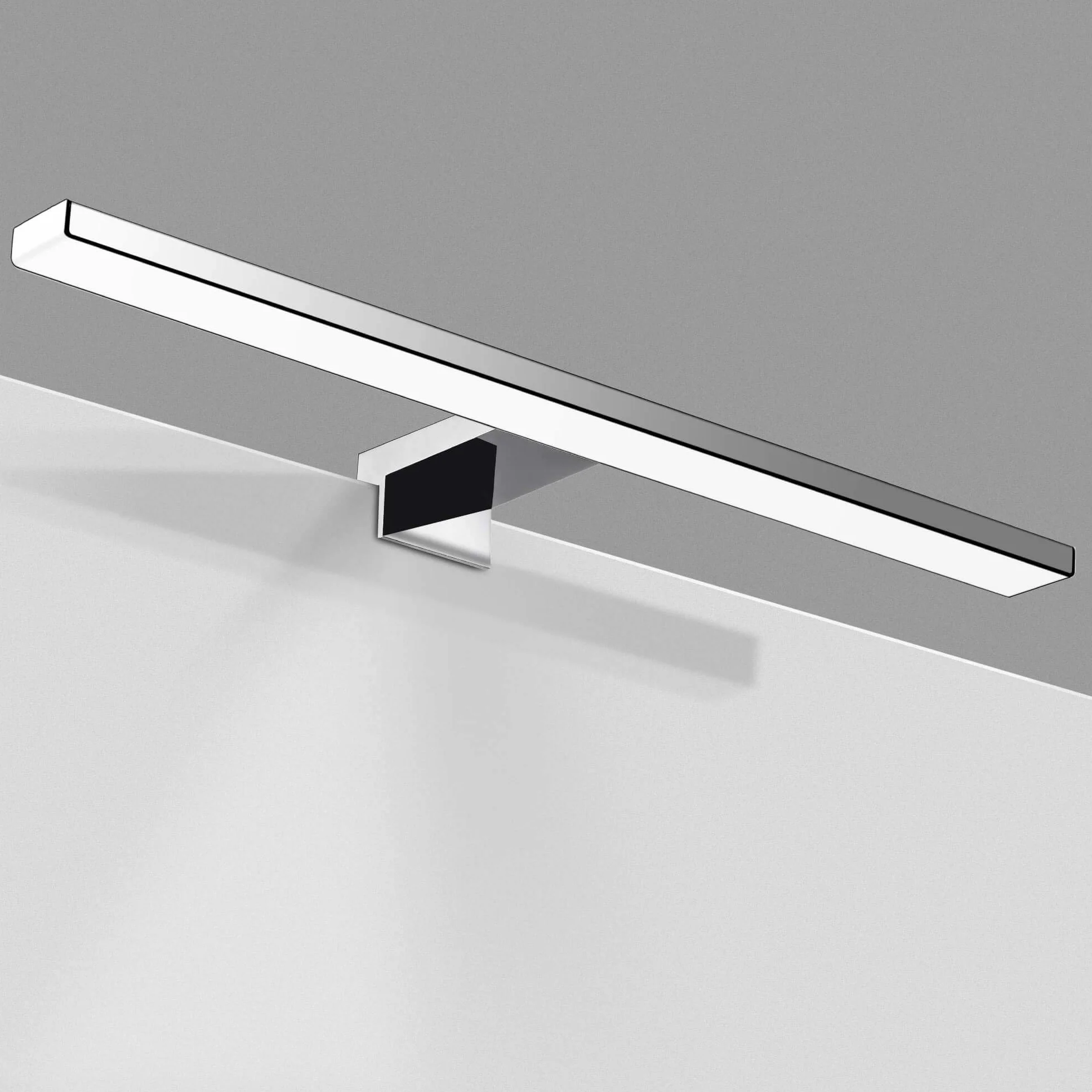 LED Spiegelleuchte Badezimmer 10W 820LM 40cm Kaltweiß 6500K Azhien,3in1 Montage IP44 230V Wandleuchte Spiegellampe 400mm,Kein Flimmern Badezimmerschrank Spiegelleuchten