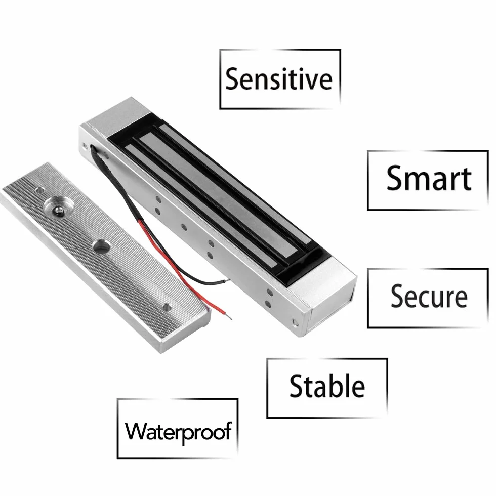 System kontroli dostępu do drzwi Zestaw sterownika RFID Klawiatura 125 KHz z zasilaczem + 180KG Elektryczny zamek magnetyczny Wodoodporny + 20 kart