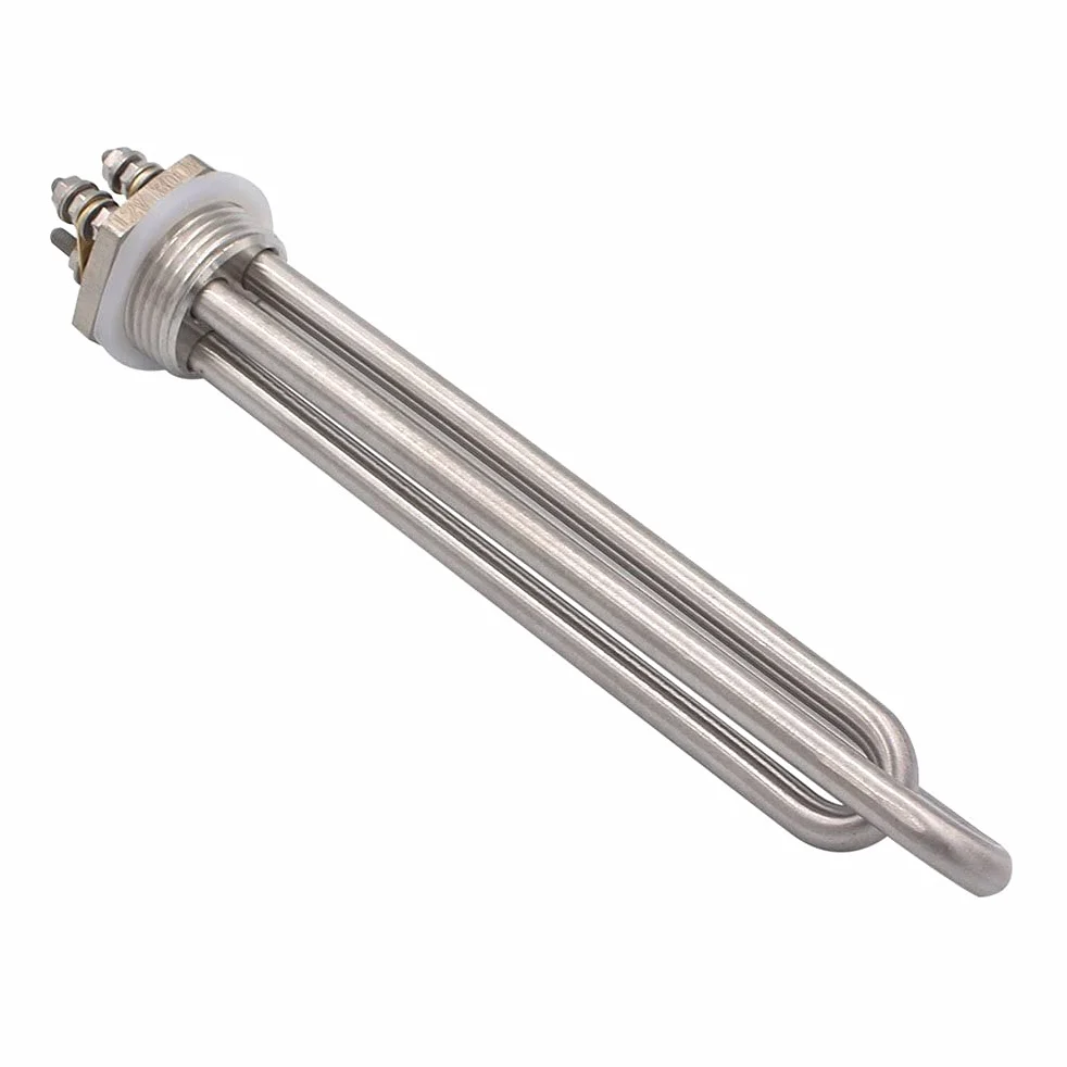 Element grzejny do podgrzewacza wody Części do podgrzewacza wody 12V DC Grzałka 300W 600W 24V 600W 36V 1200W 48V 1500W 1 cal śruba BSP Element grzewczy do energii słonecznej wiatrowej(Gray,24v 600w)