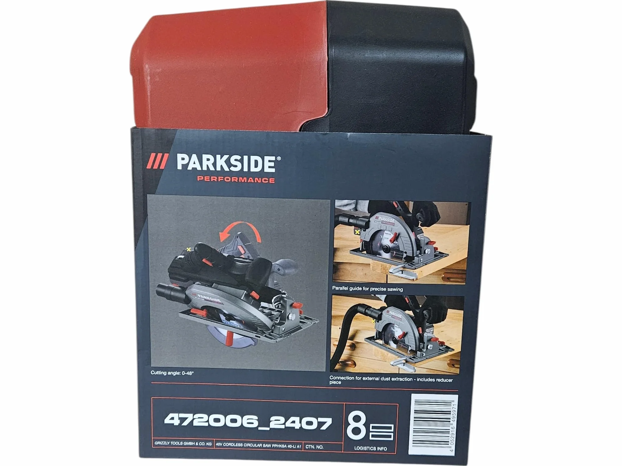 PARKSIDE PERFORMANCE® 40 V akumulatorowa ręczna piła tarczowa »PPHKSA 40-Li A1«, bez akumulatora i ładowarki