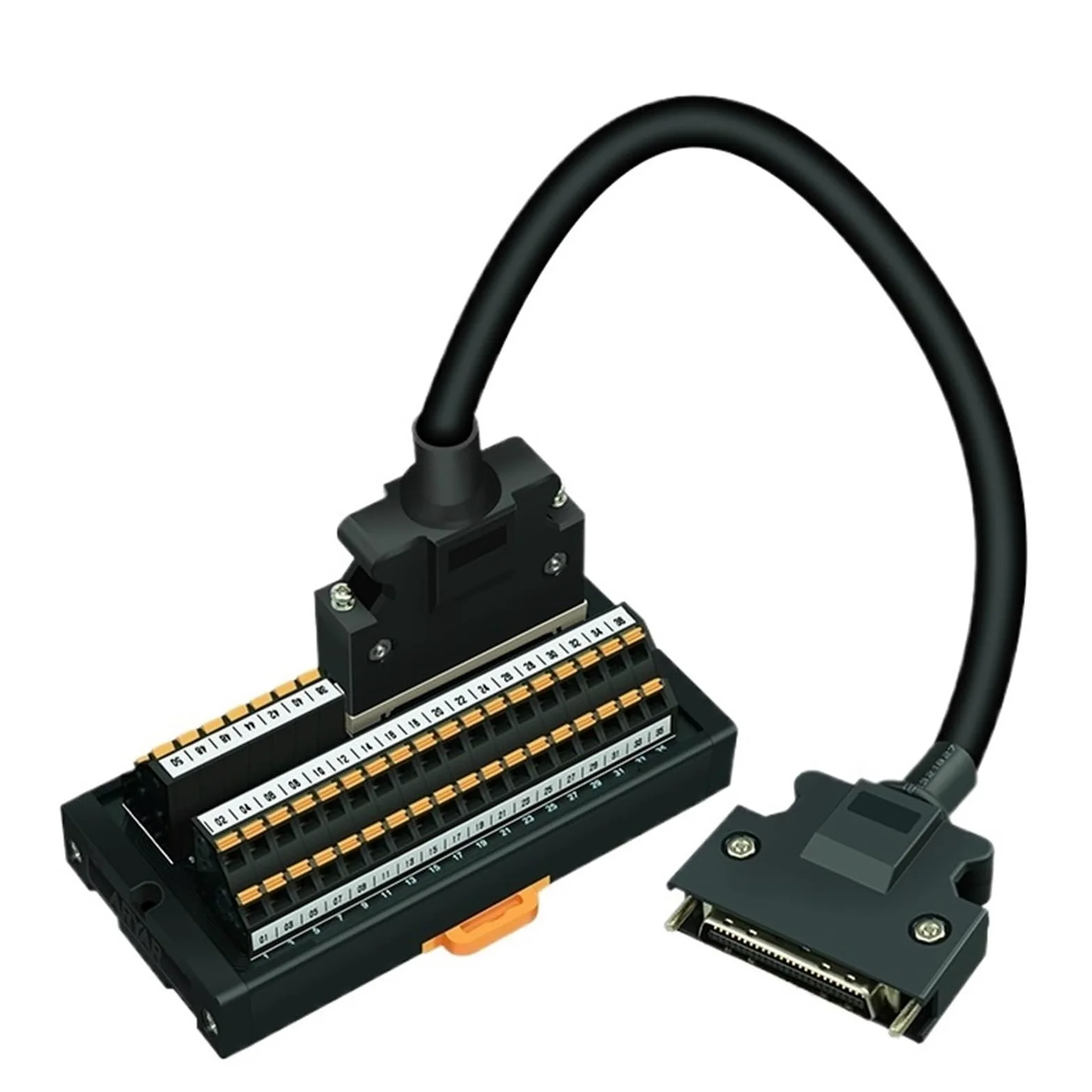 Uniwersalna szyna DIN 50 PIN SCSI50 CN1 listwa zaciskowa we/wy do serwosilnika i napędu HL-SCSI-50P(CN)-PDM-SP(1M Cable)