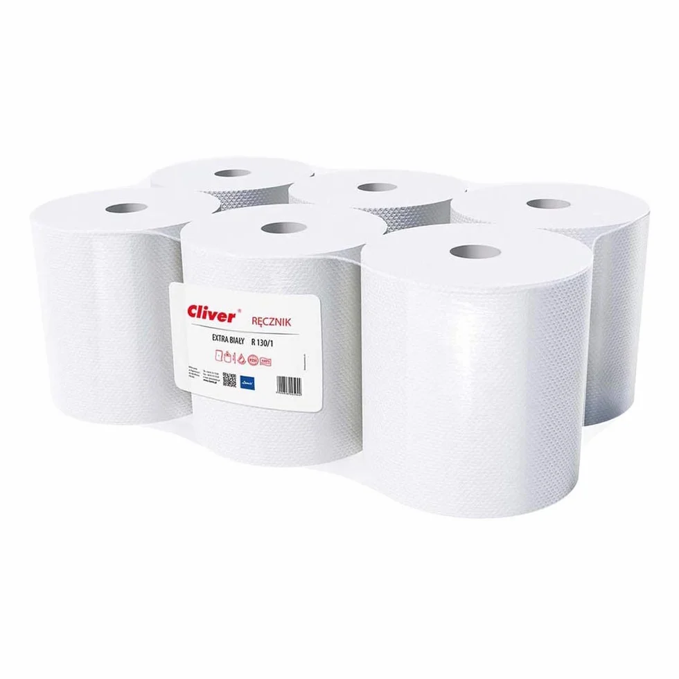 Lamix Hla-Remak-130 ręcznik papierowy, biały, opakowanie 6 szt.