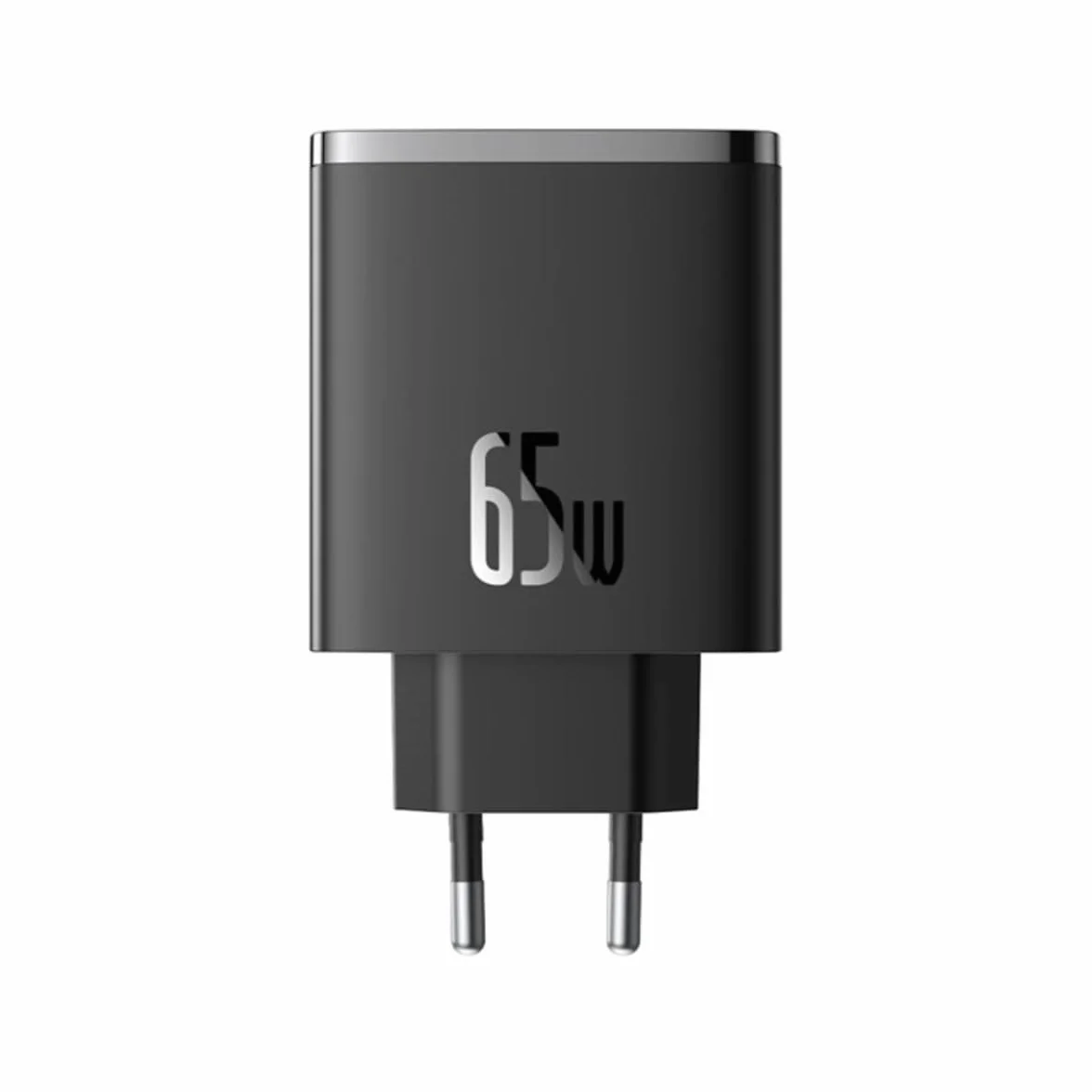 Baseus Travel Charger Cube Pro GaN Quick Charger 65W C+C+U Black EU