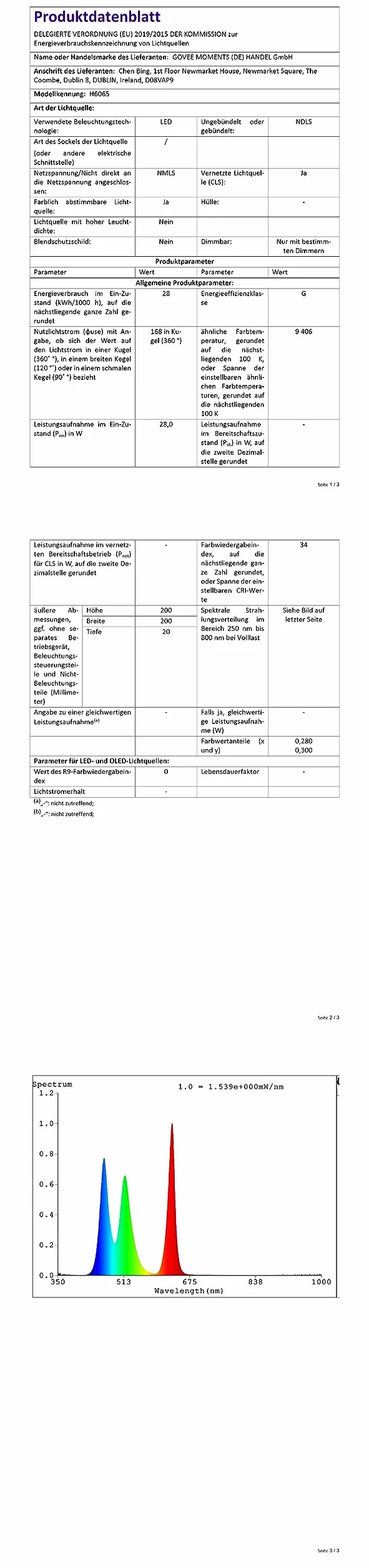 Govee Glide Y Lights, RGBIC LED Gaming Lights, Smart Home DIY kreatywne oświetlenie dekoracyjne z synchronizacją muzyki i 40+ trybów scenerii, lampy ścienne Wi-Fi do salonu, sypialni, 7 sztuk w