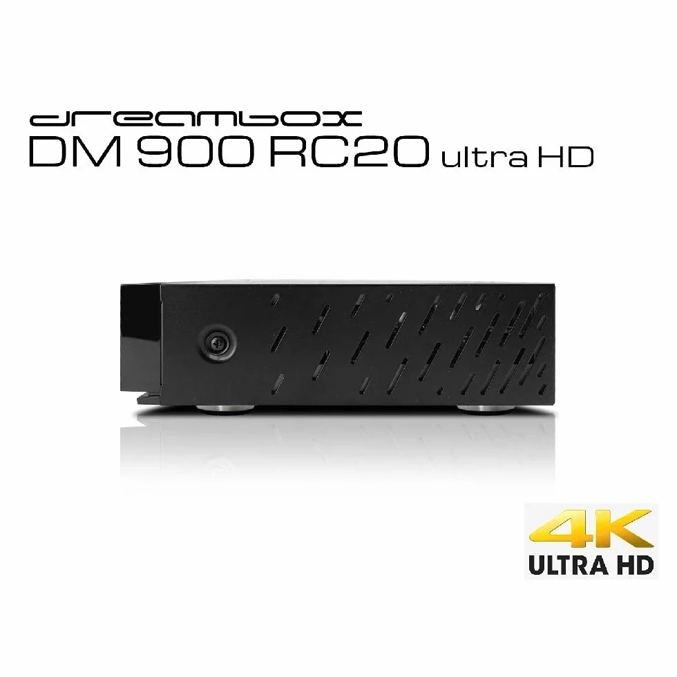 Dreambox DM900 RC20 UHD 4K 2X DVB-S2X / 1x DVB-C/T2 potrójny tuner MS E2 Linux PVR gotowy odbiornik