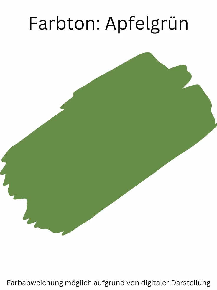 Wysokiej jakości farba ścierna – jednolity kolor / 750 ml / matowy – 14 kolorów do wyboru (zielone jabłko)