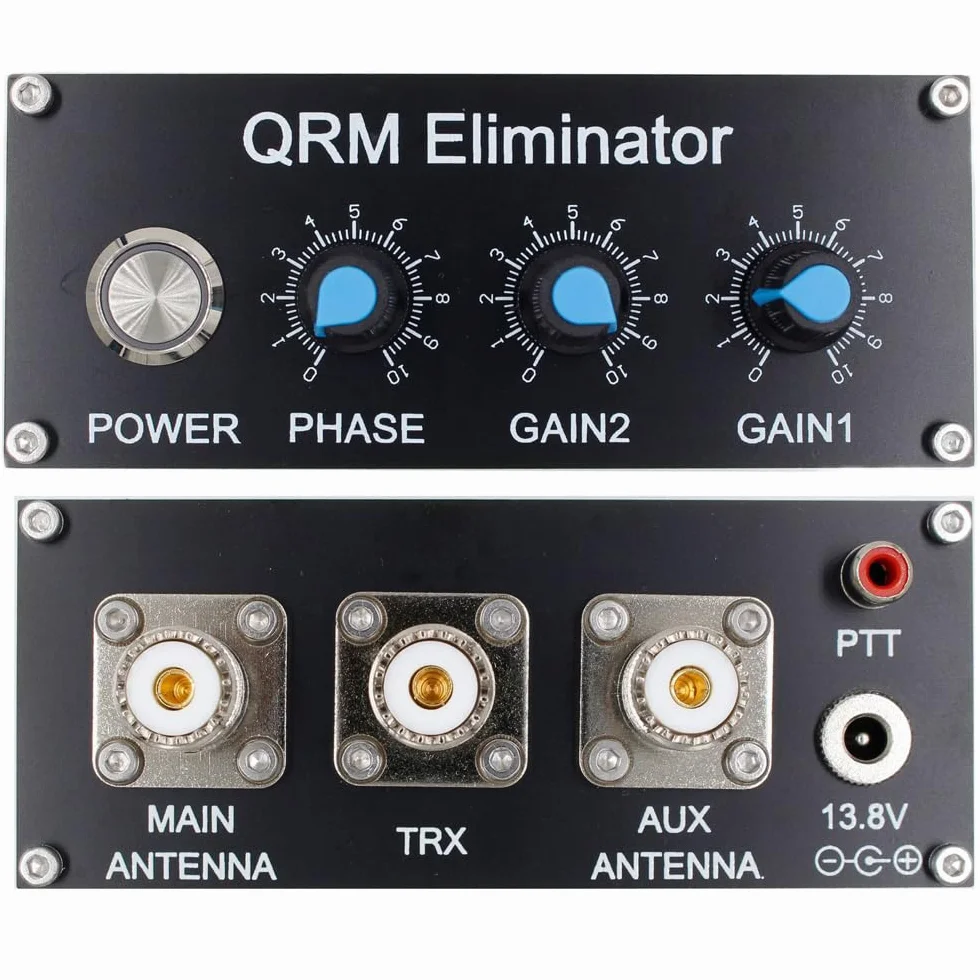 Eliminator QRM Phase X Control PTT 1-30 Band HF zintegrowany ze stopu aluminium