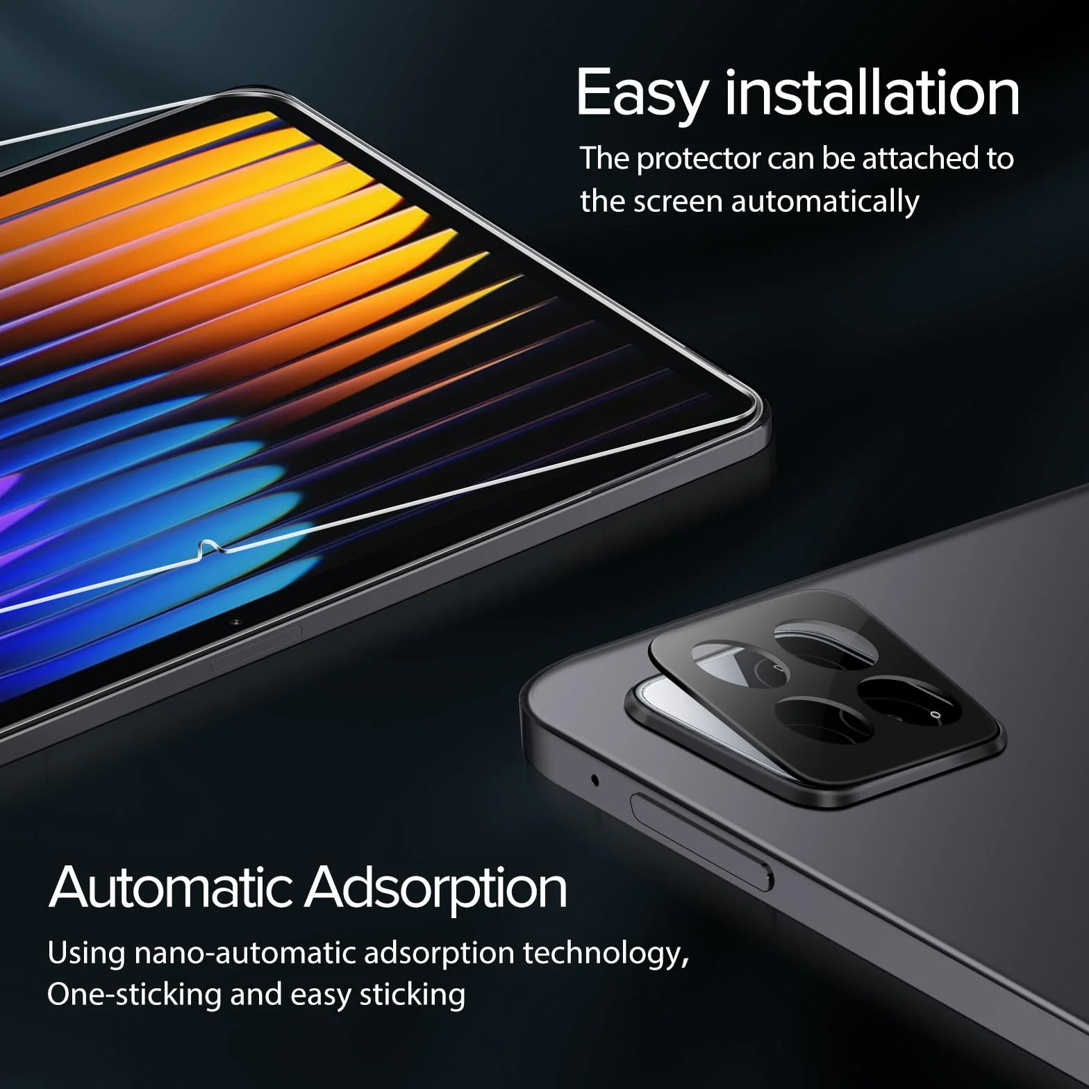 ivoler Ochraniacz ekranu Xiaomi Pad 7 Pad 7 Pro Poco Pad X1 11,2 cala szkło hartowane 2 szt.