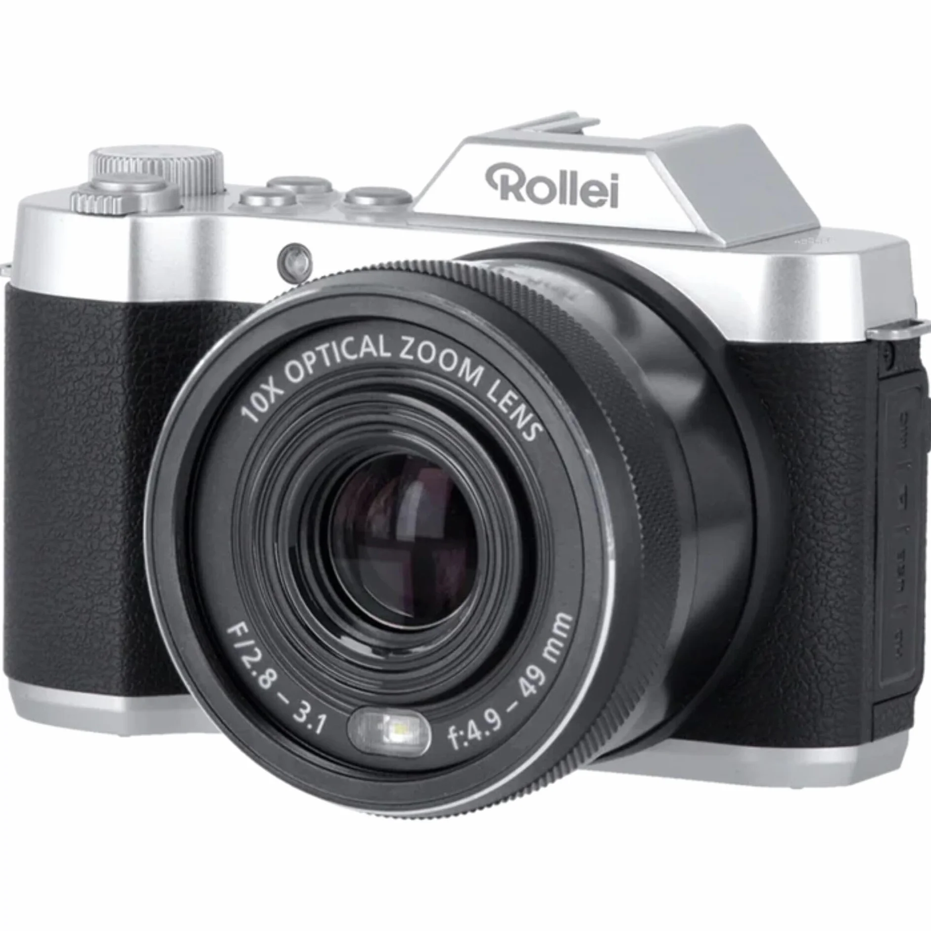 Rollei Powerflex Aparat cyfrowy 64 MP 4K 10x zoom optyczny wyświetlacz IPS 7.3 cm
