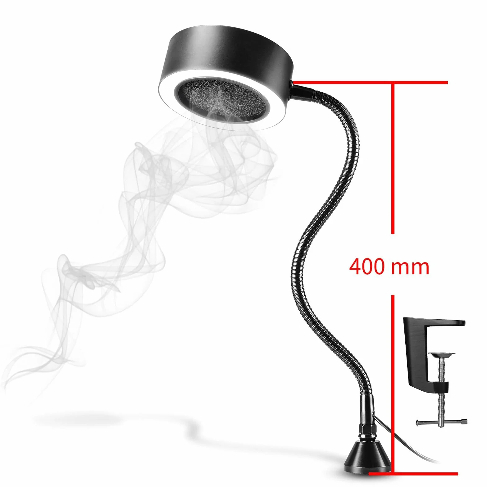 SainSmart Magnetyczny tłumik do lutowania z LED, stal nierdzewna, wymienny zacisk stołowy