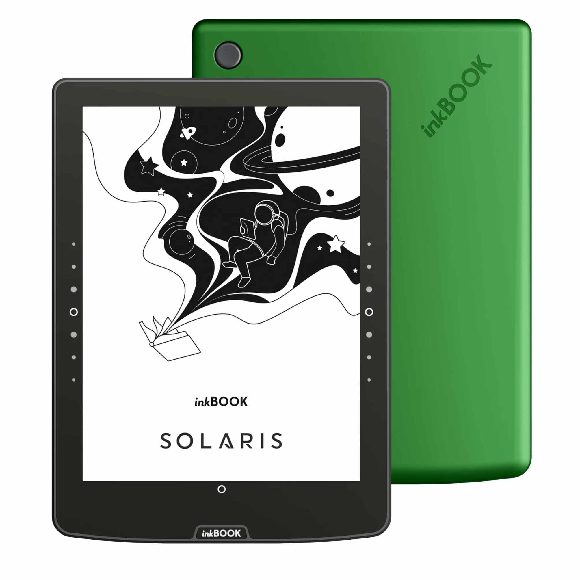inkBOOK Solaris Green 6" czytnik ebooków podświetlany ekran Kindle Legimi Empik Go Wattpad audiobooki TTS bez reklam polskie menu