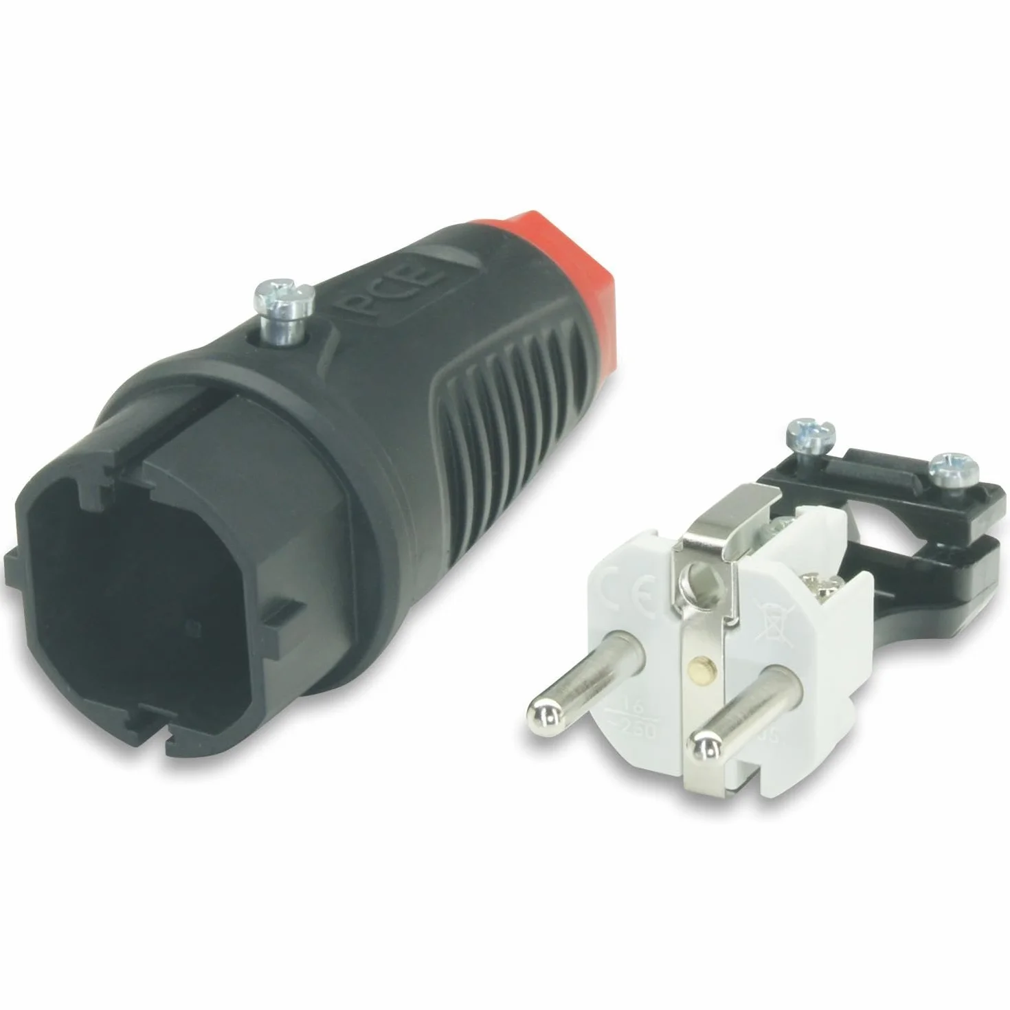Wtyczka i złącze - zestaw SK 230 V/16 A IP54 z gumą ST/KU KD - PCE