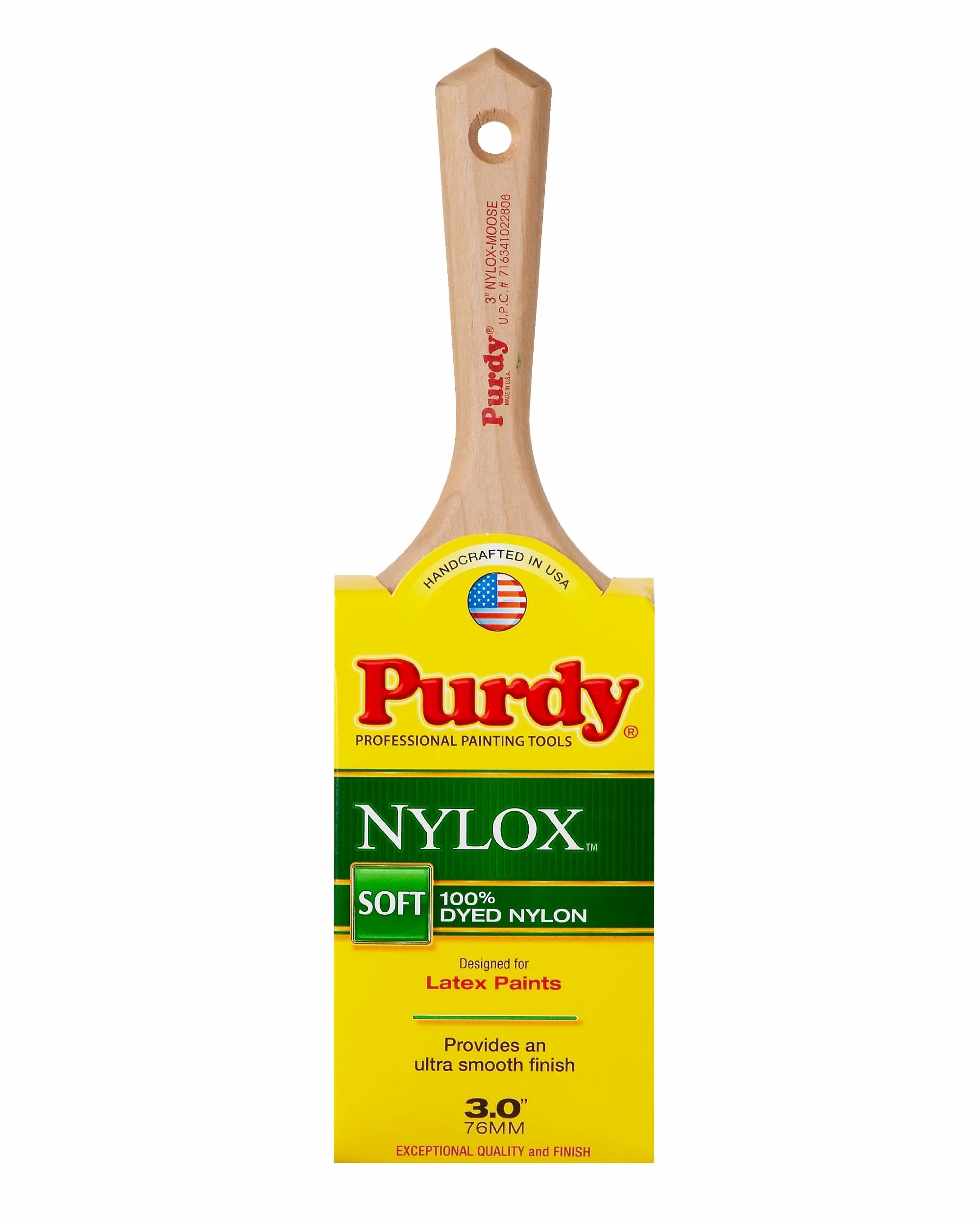 Purdy 144232230 Nylox Series Moose Wall Paint Brush, 3 cale