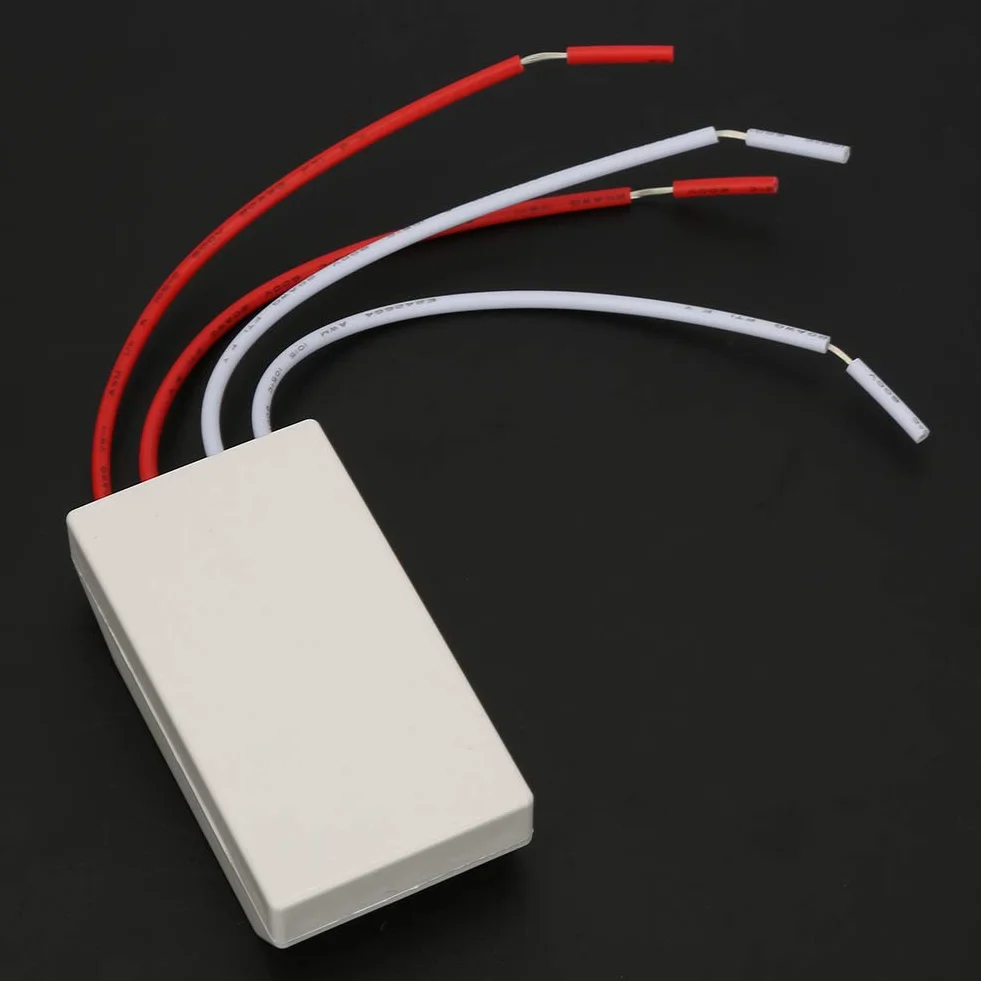 YUYTE Elektroniczne Napięcie Transformatora Zasilnik 220 V do 12 V 20-60W z Ultra cienką skorupą do Halogenowych Kubków Lampy G4