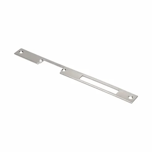 ORNO Blacha zamykająca, symetryczna, krótka, niklowana (prawa lewa 22/250/3 mm) srebro