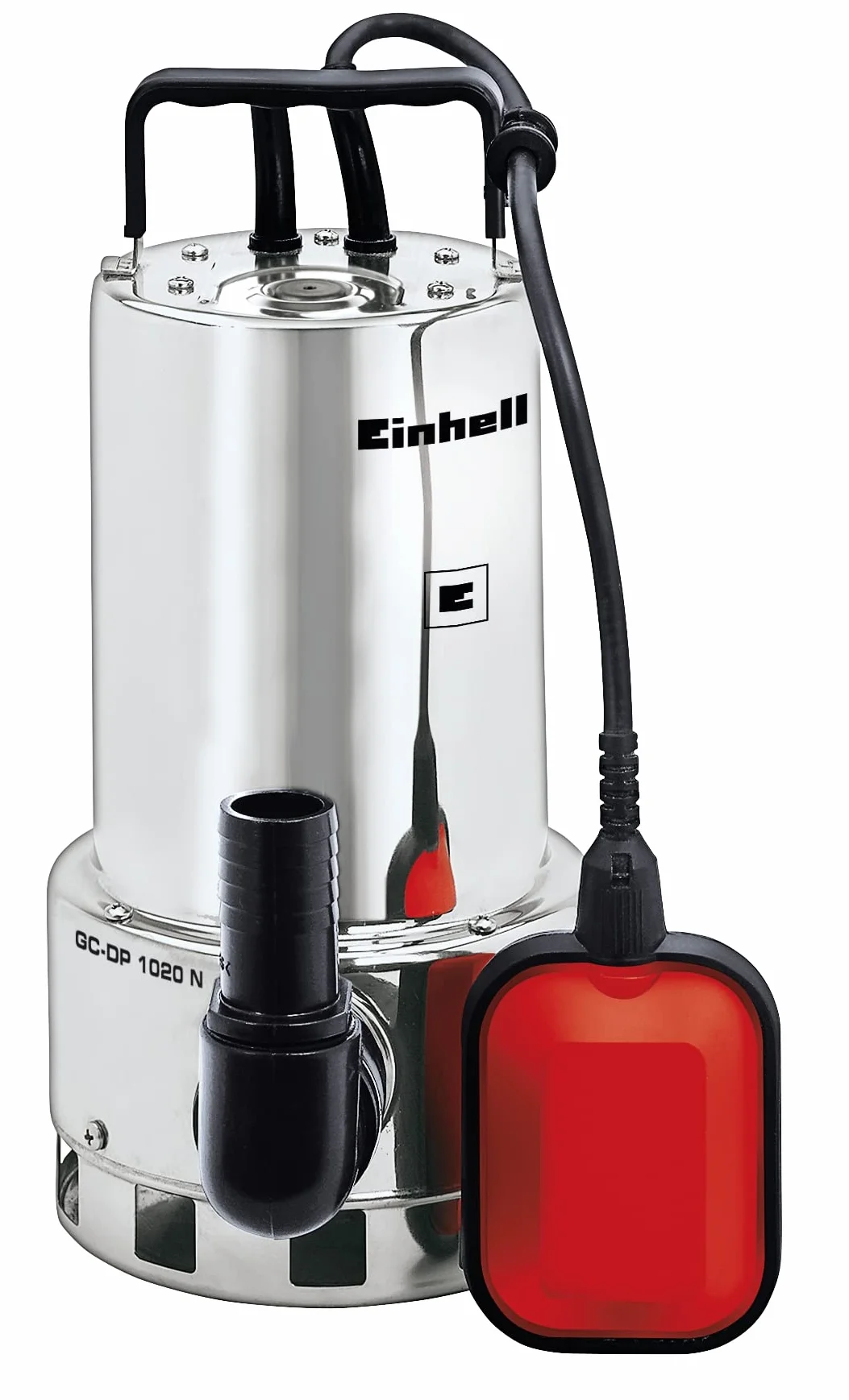 Einhell Gc-Dp 1020 N Pompa Zanurzeniowa, Srebrny/Czerwony, ‎24 x 17 x 42 cm; 7,15 kg