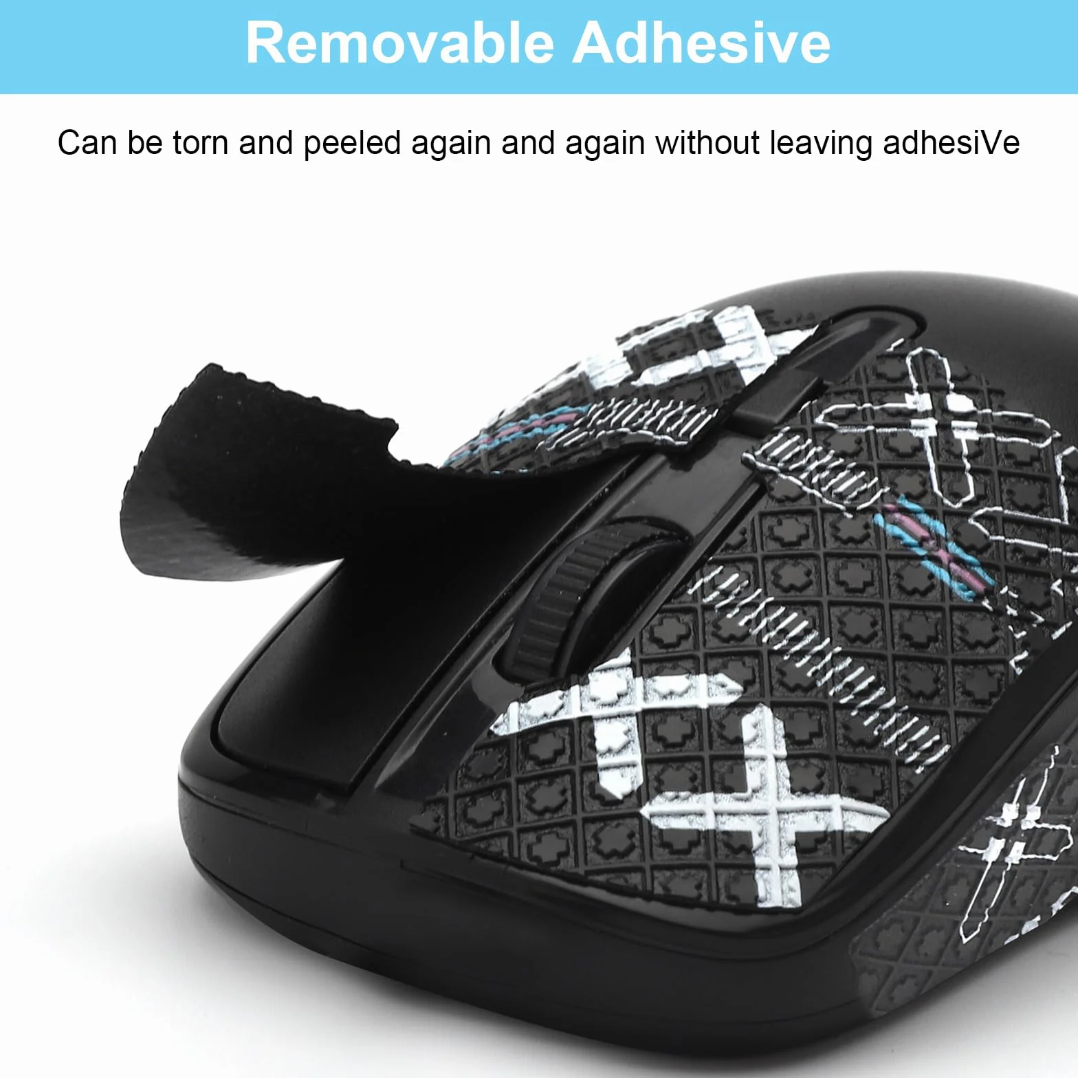 Logitech G PRO X Superlight 2 Mouse Grip Tape, antypoślizgowa, ultra cienka, samoprzylepna, zestaw
