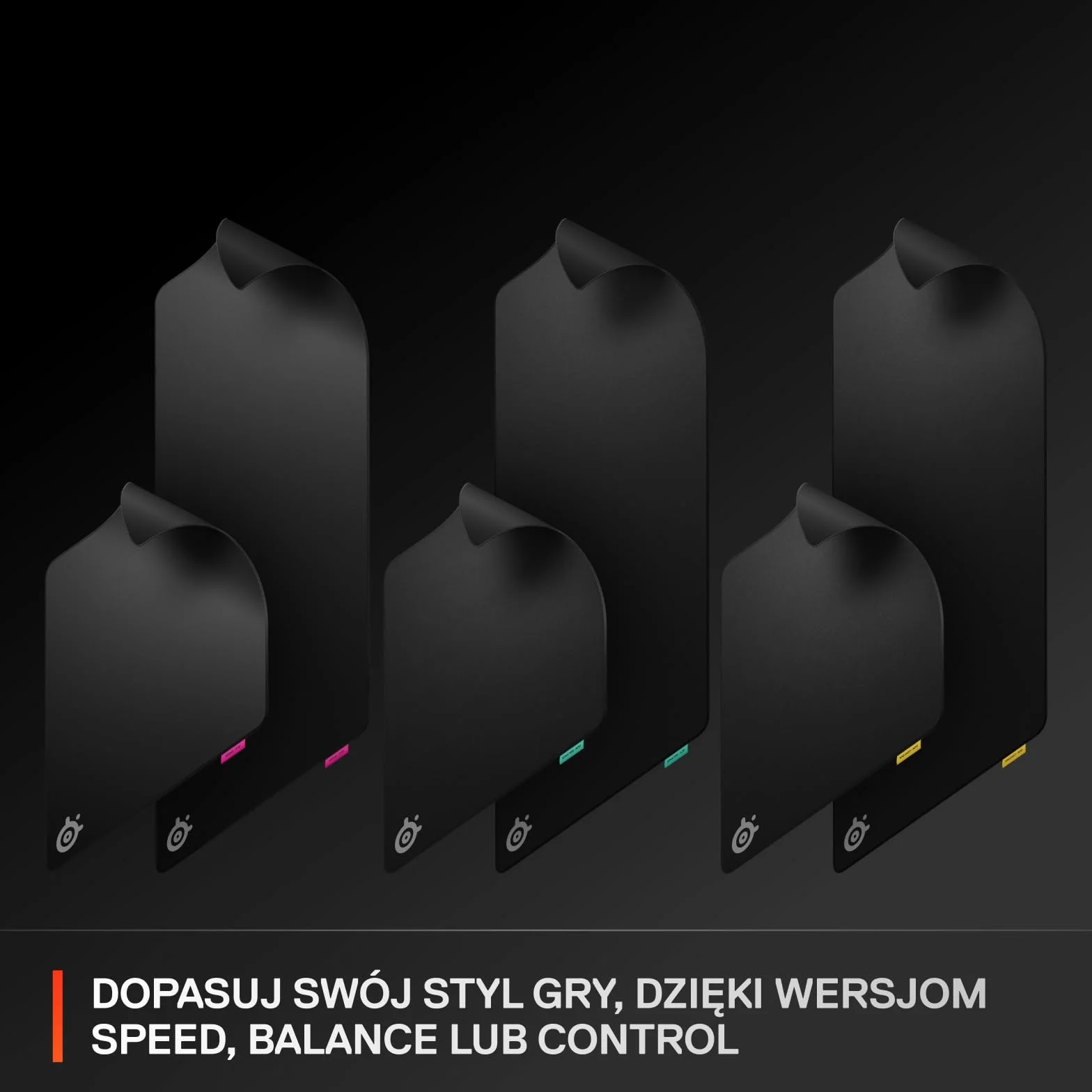 SteelSeries QcK L Performance Balance Podkładka 490x420 mm Antypoślizgowa FPS MOBA