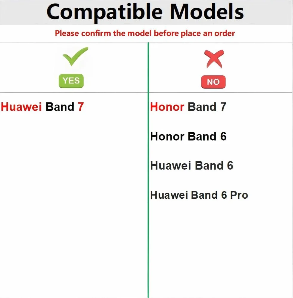 Silikonowe opaski wymienne dla Huawei Band 7,Tylko pasek sportowy Huawei Band 7