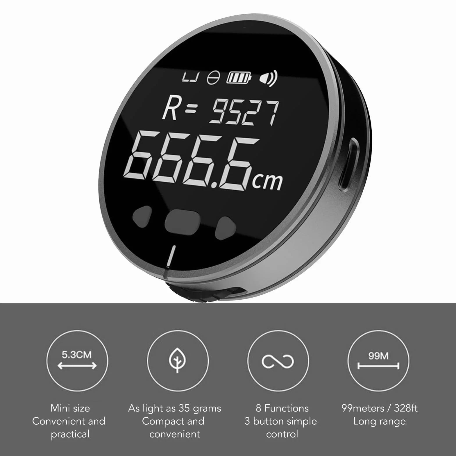Taśma pomiarowa, taśma miernicza, elektroniczna miarka cyfrowa, wyświetlacz LCD, ładowalne narzędzie pomiarowe, wszechstronna i wysoka dokładność, do pracy, budowy, ciała, szycia