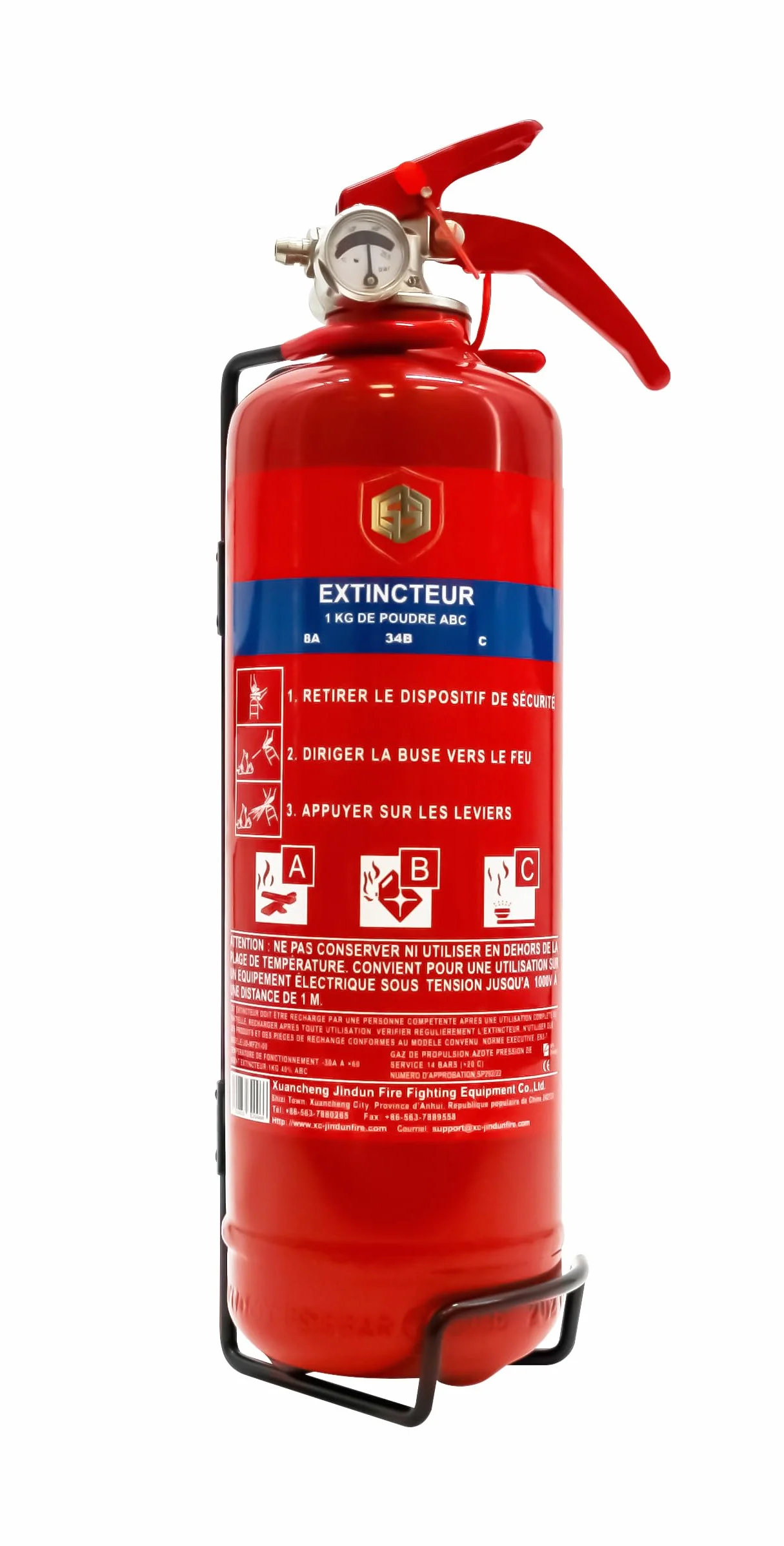 1KG Gaśnica proszkowa ABC