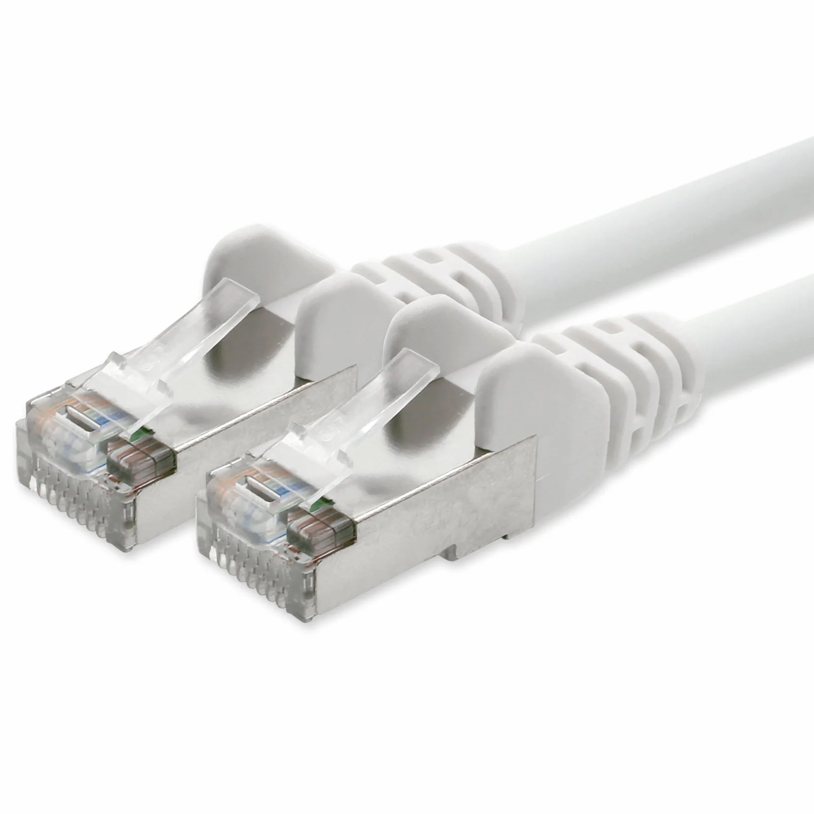 1aTTack CAT5 SFTP kabel sieciowy Ethernet LAN z 2 x RJ45 30 m - biały