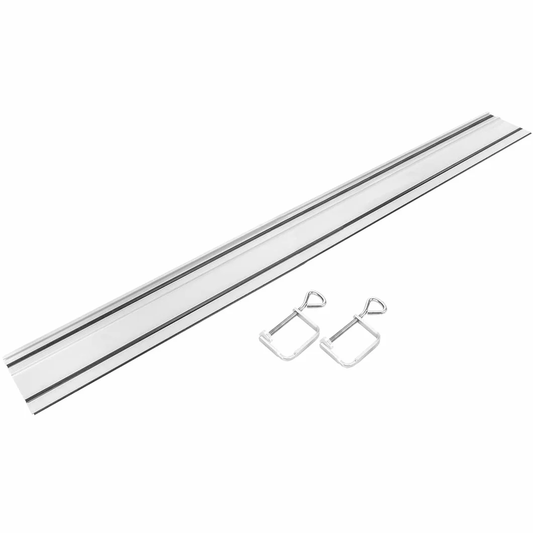 GRAPHITE Prowadnice 1400 mm, aluminium, 2 zaciski, do precyzyjnego prowadzenia piły tarczowej marki GRAPHITE 58G495, teflonowe ślizgacze