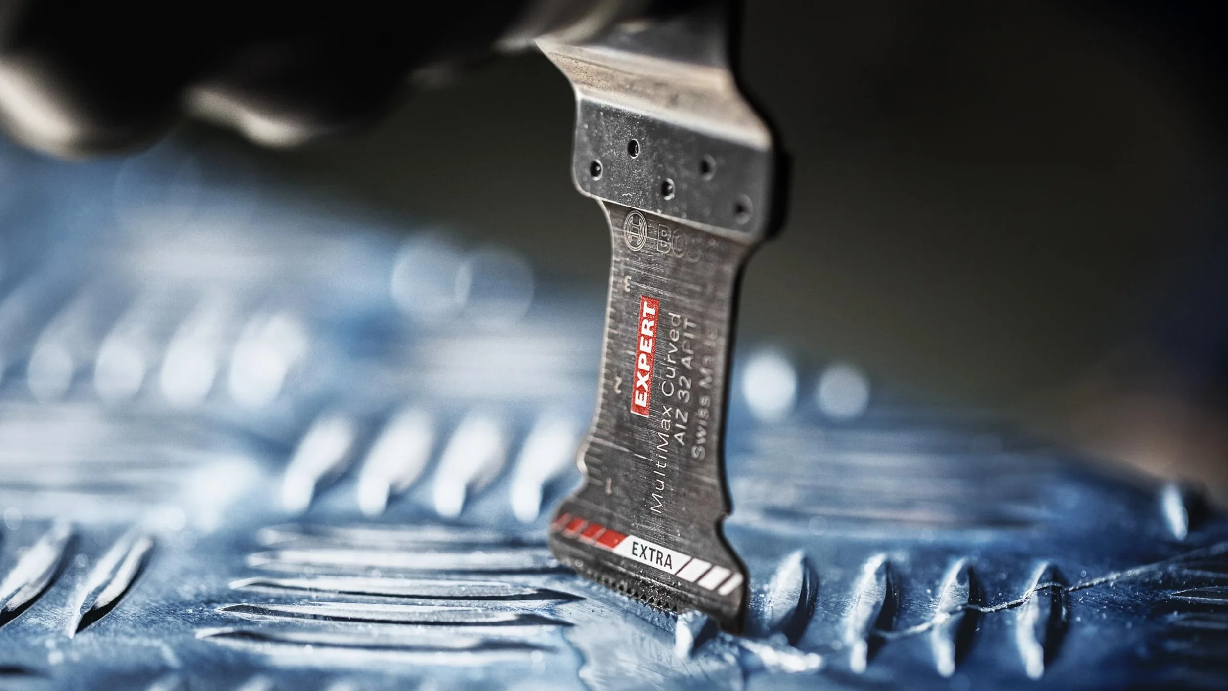 Bosch 1x Brzeszczoty do cięcia wgłębnego EXPERT MultiMax AIZ 32 APILT (do Tworzywa włókniste GFK, CFK, Cegła, Szerokość 32 mm, Professional Akcesoria Narzędzie wielofunkcyjne)