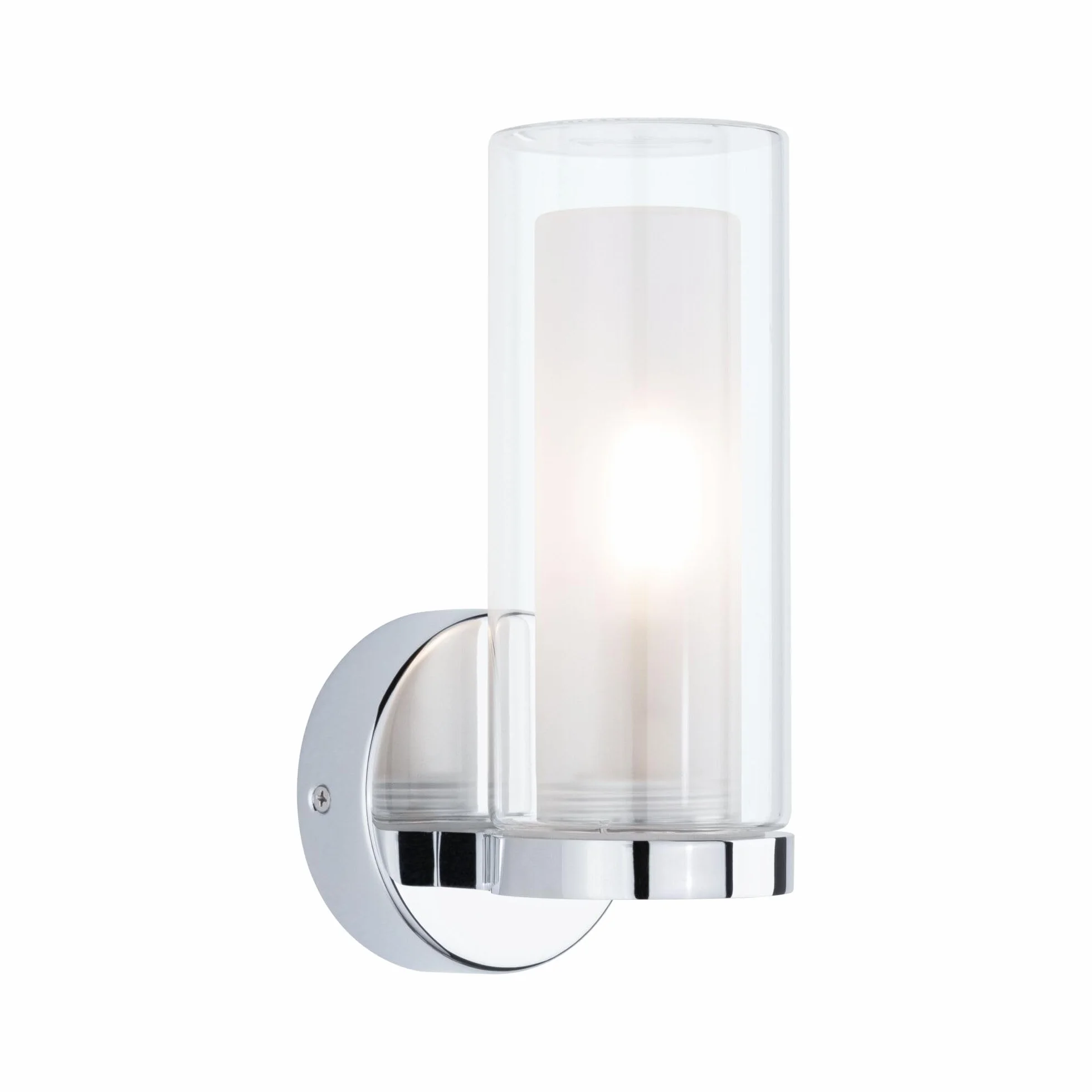 Paulmann 71076 oprawa naścienna Selection Bathroom Luena IP44 E14 230V maks. 20W możliwość ściemniania, Chrom, szkło jednopunktowa oprawa łazienkowa