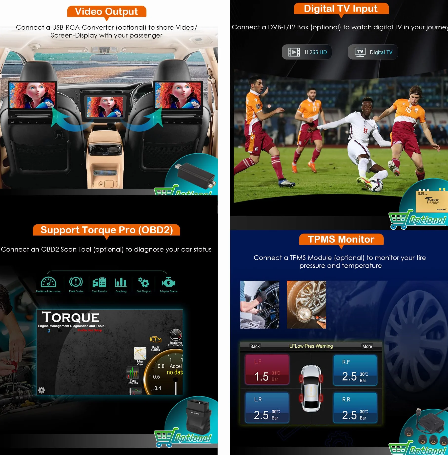 Erisin Android 14 radio samochodowe GPS nawigacja 8-rdzeniowy 4 GB 64 GB do Alfa Romeo Brera Spider 159 Sportwagon CarPlay Android Auto DAB+ Bluetooth 5.0