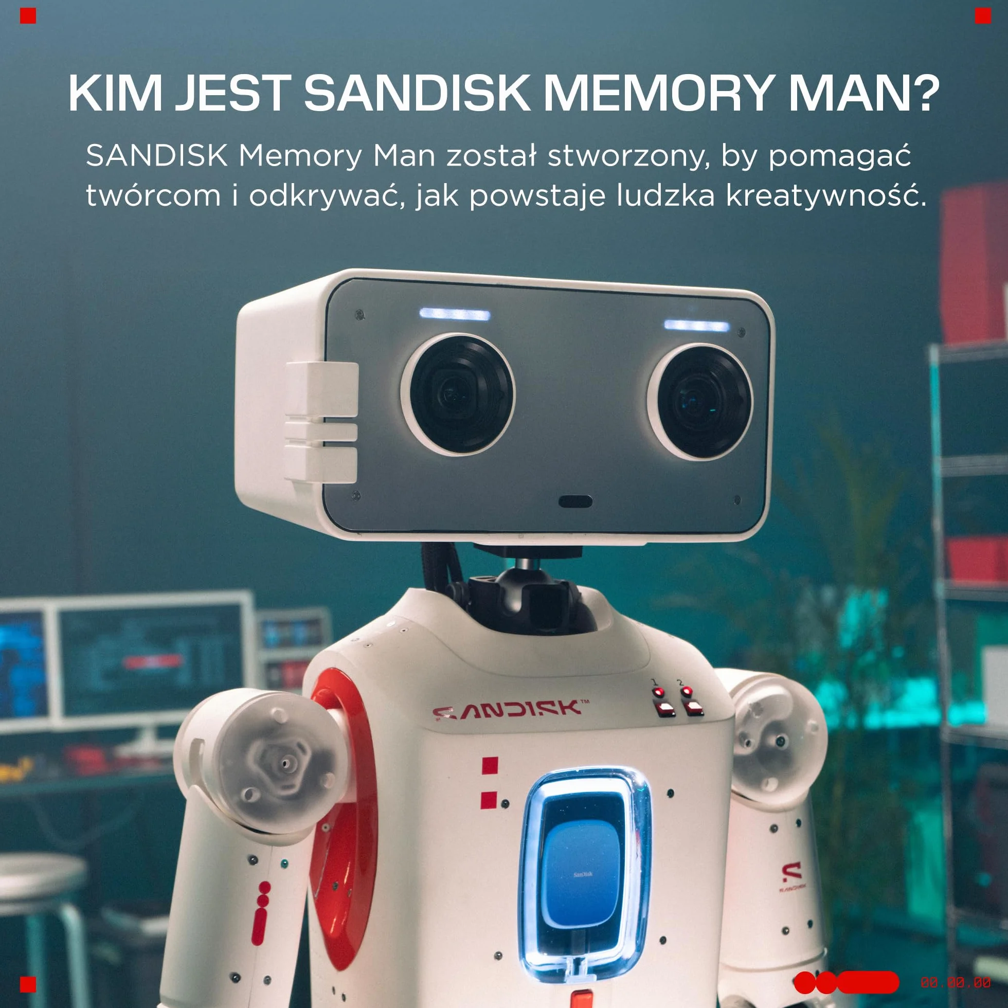 SanDisk Creator Dysk SSD do telefonu 1 TB, kompatybilny z MagSafe, prędkość odczytu do 1000 MB/s