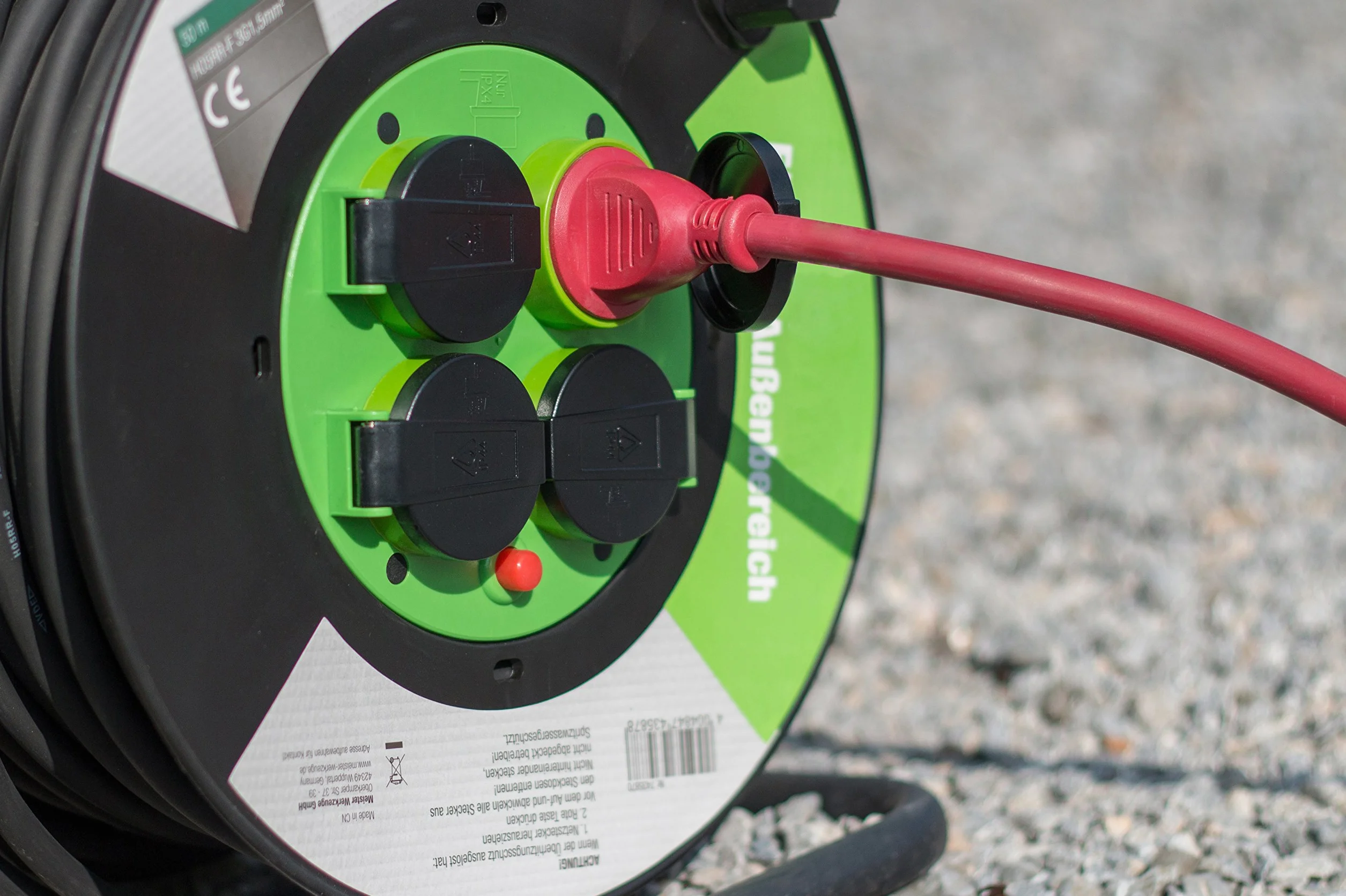 Champion bęben kablowy 50 m H05RR-F kabel H07RN-F3G1,5, IP44, 7435870