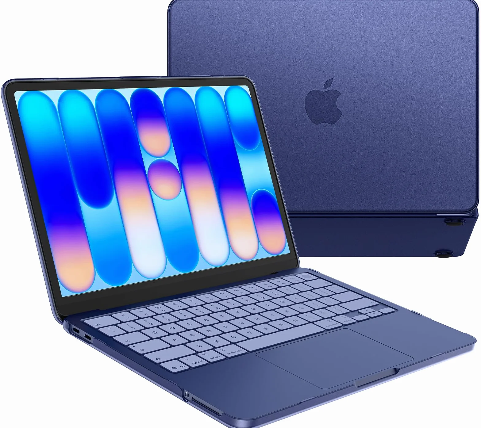 EooCoo Etui Kompatybilne z Apple MacBook Neo 2026,13"Laptop Mac A3404 z Chip A18 Pro i 13"Wyświetlaczem Liquid Retina,Ultracienkie Matowe Sztywne Plastikowe Osłona Ochronna-Indygo