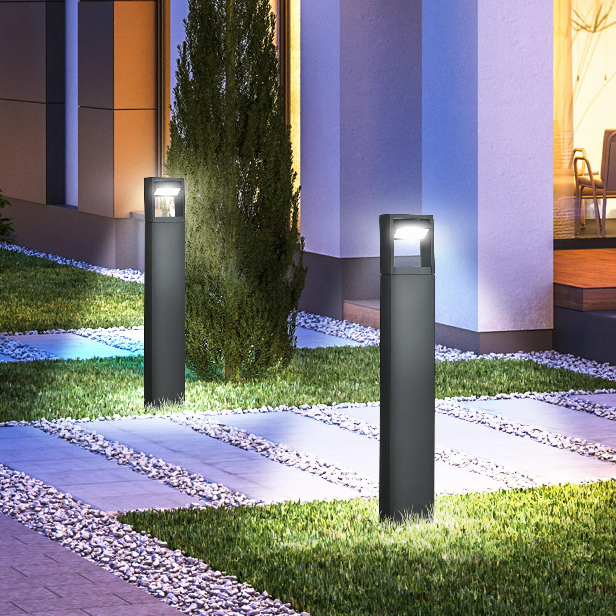 Lampa ogrodowa LED IP65 wodoodporna regulowana na szlak