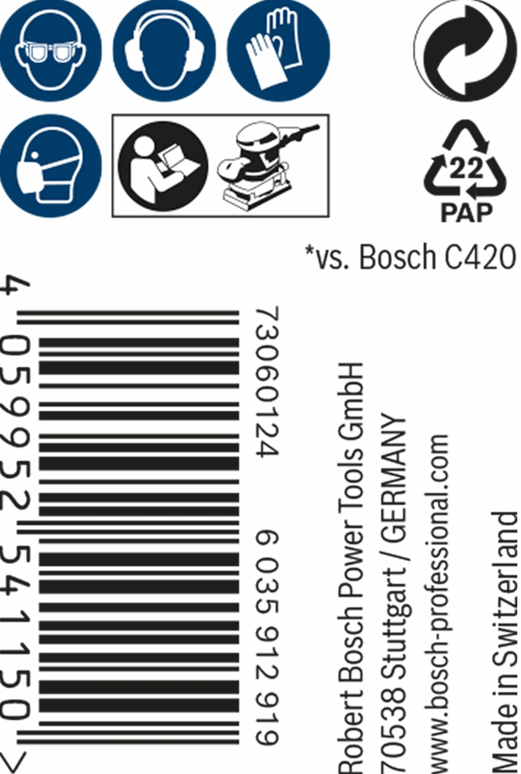 Bosch 1x Rolki siatki do szlifowania EXPERT M480 (do Farba na drewnie, Twarde drewno, 93 mm x 5 m, Ziarnistość 100, Professional Akcesoria Szlifowanie ręczne)