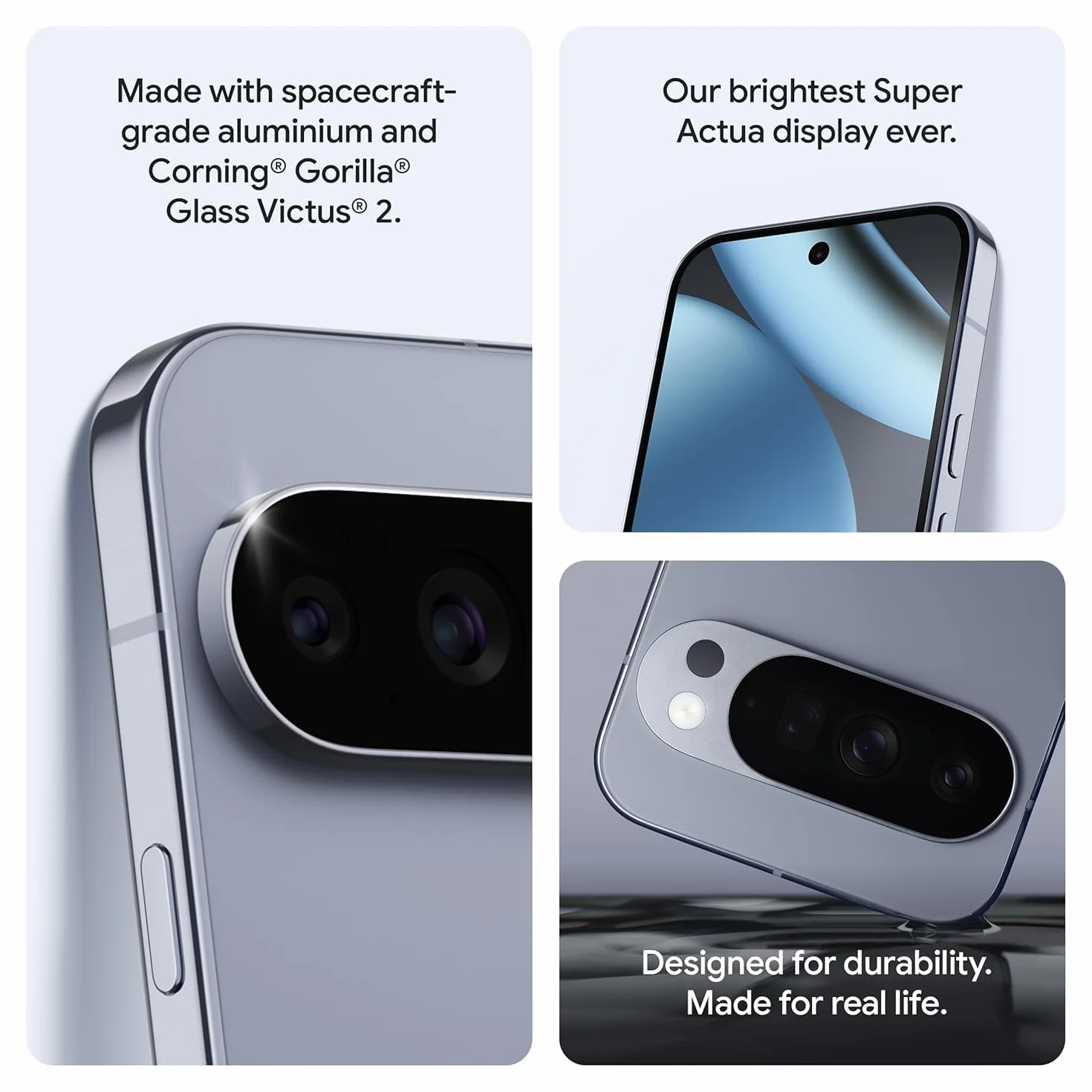 Google Pixel 10 Pro XL 256GB Szary Kwarc Odblokowany Smartfon Android Gemini Potrójny Aparat 6,8" Ekran Super Actua