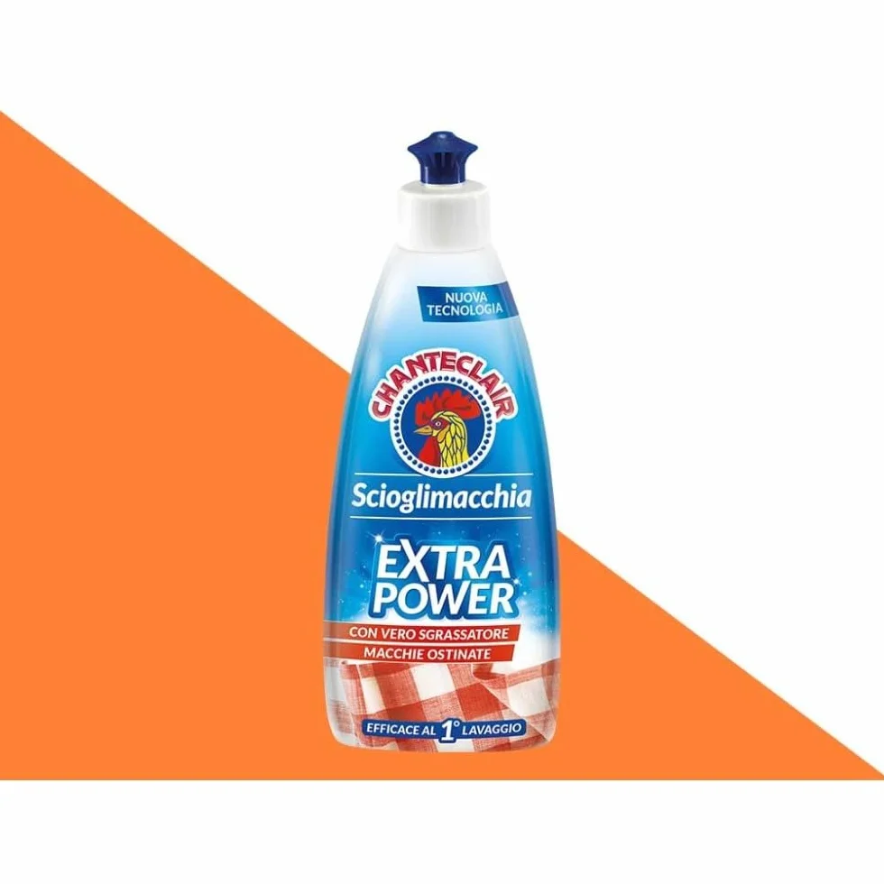 Chanteclair Odplamiacz – dodatkowa moc, odplamiacz na uporczywe plamy, z prawdziwym odtłuszczaczem, skuteczny przy pierwszym praniu – 375 ml
