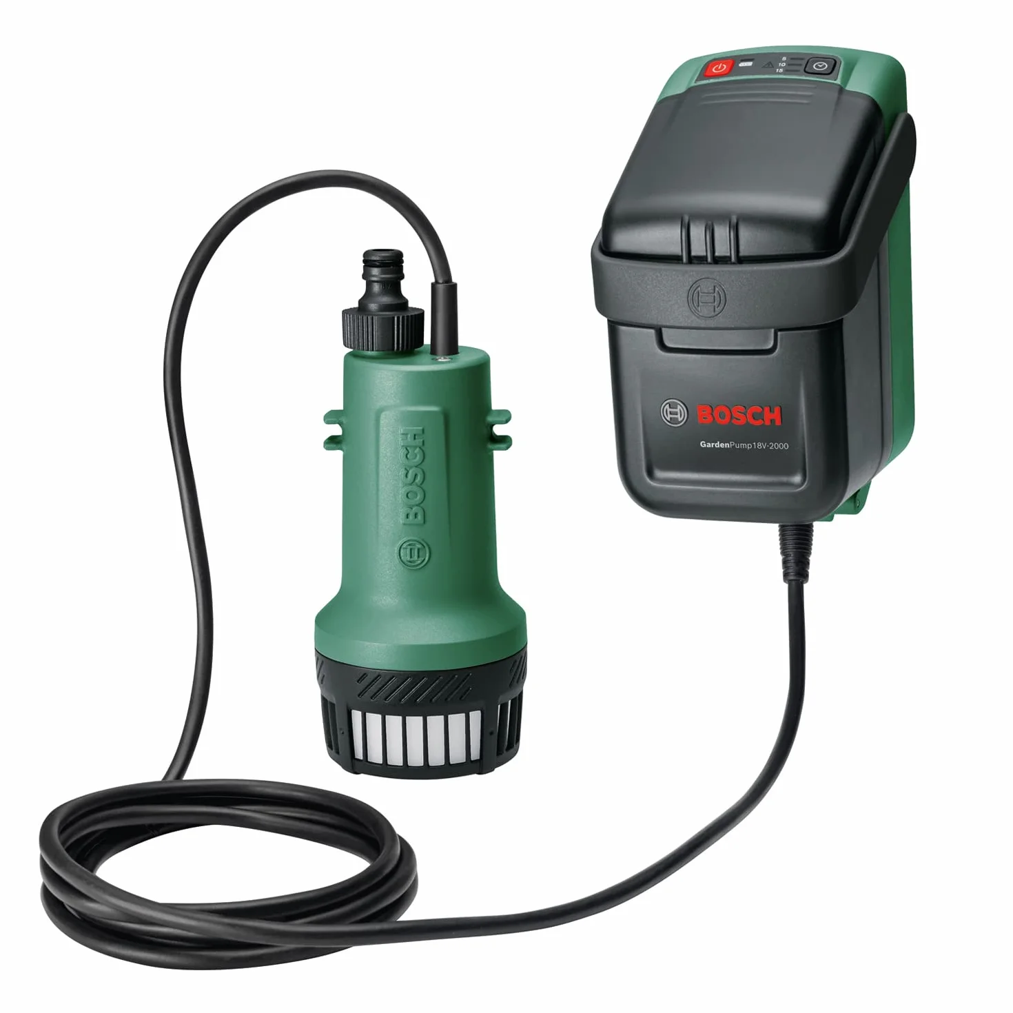 Bosch GardenPump 18V-2000 Akumulatorowa Pompa do Wody Deszczowej 18V System