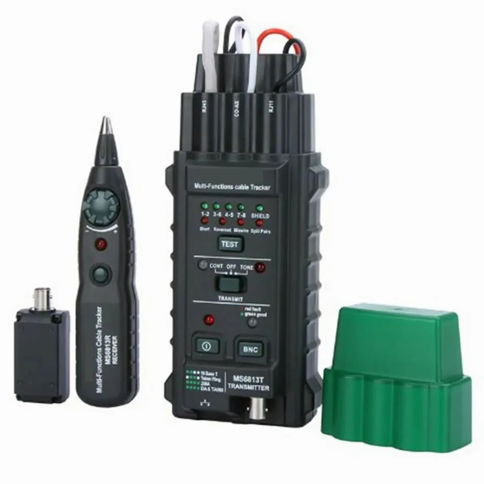 Tester kabli sieciowych, Tester Kabli Sieciowych, Narzędzie Przenośny Telefon MS6813, BNC RJ45 RJ11 Cat5 Cat6 Detektor LAN, dla kabla sieciowego