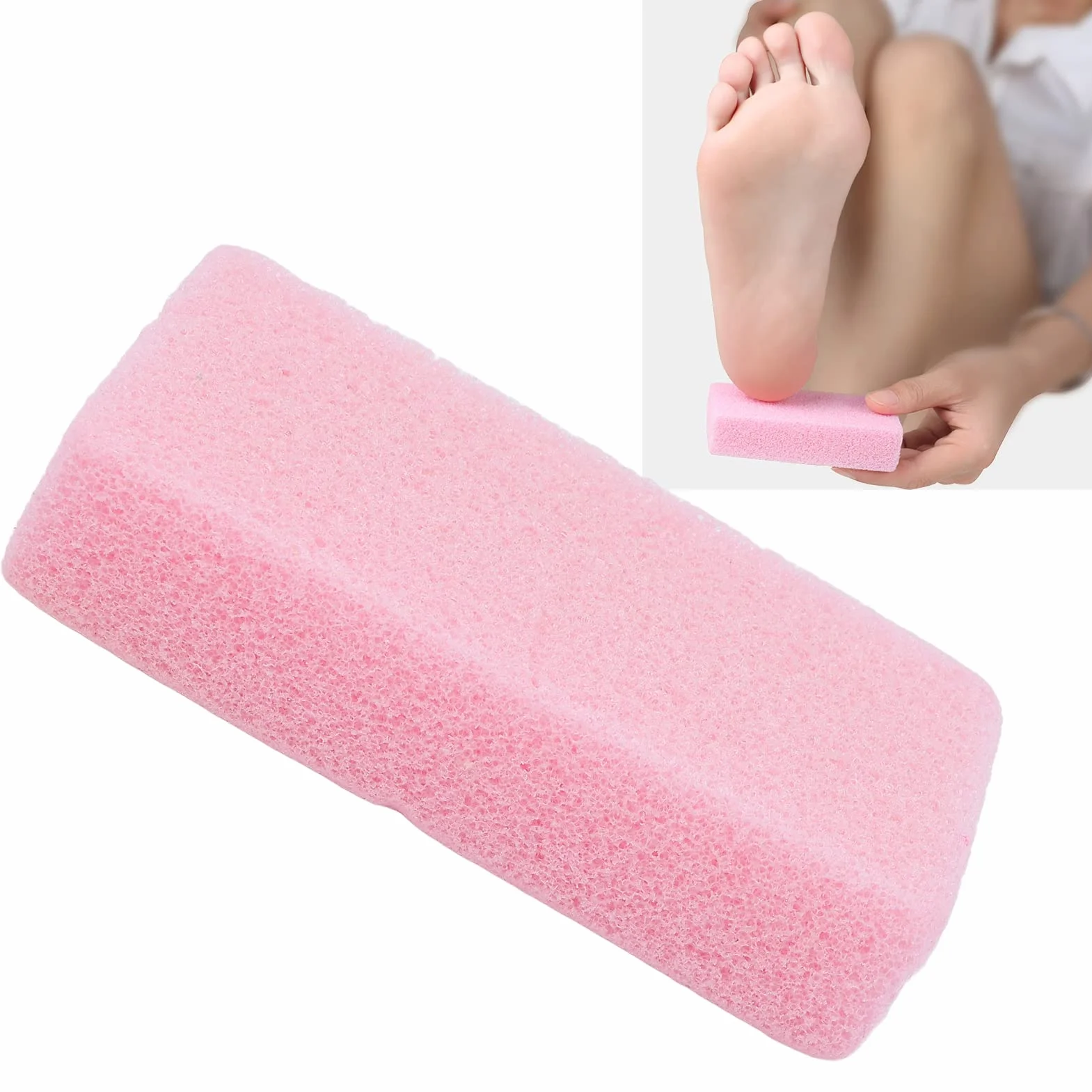 Pumeks do Stóp, Profesjonalny Pumeks do Pedicure do Stóp, Różowy Twardy Martwy Naskórek Usuń Peeling, Narzędzia do Pedicure Środek do Usuwania Zrogowaciałego Naskórka do Narzędzia do Paznokci Pielęgna