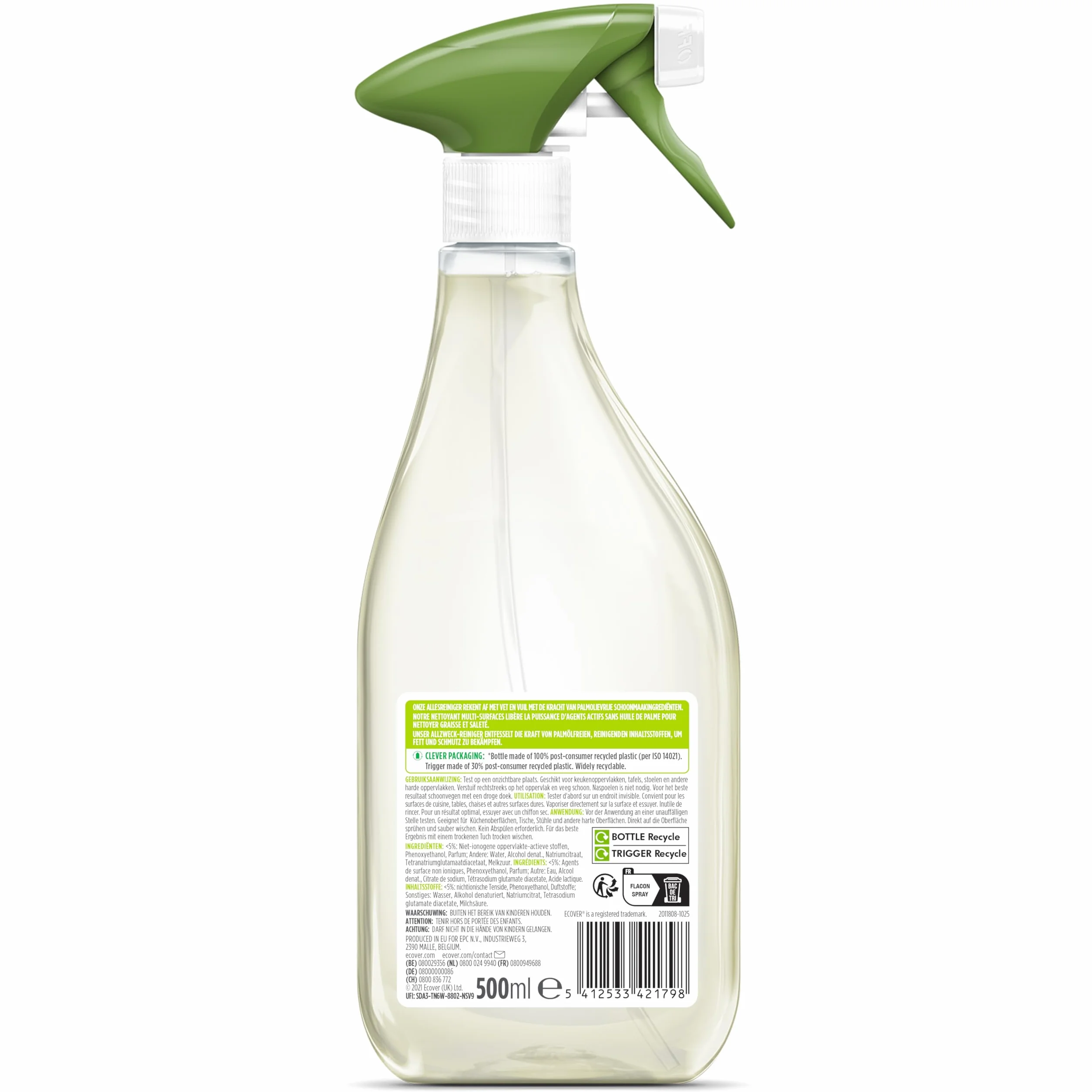 Ecover ECV uniwersalny środek czyszczący w sprayu 500 ml